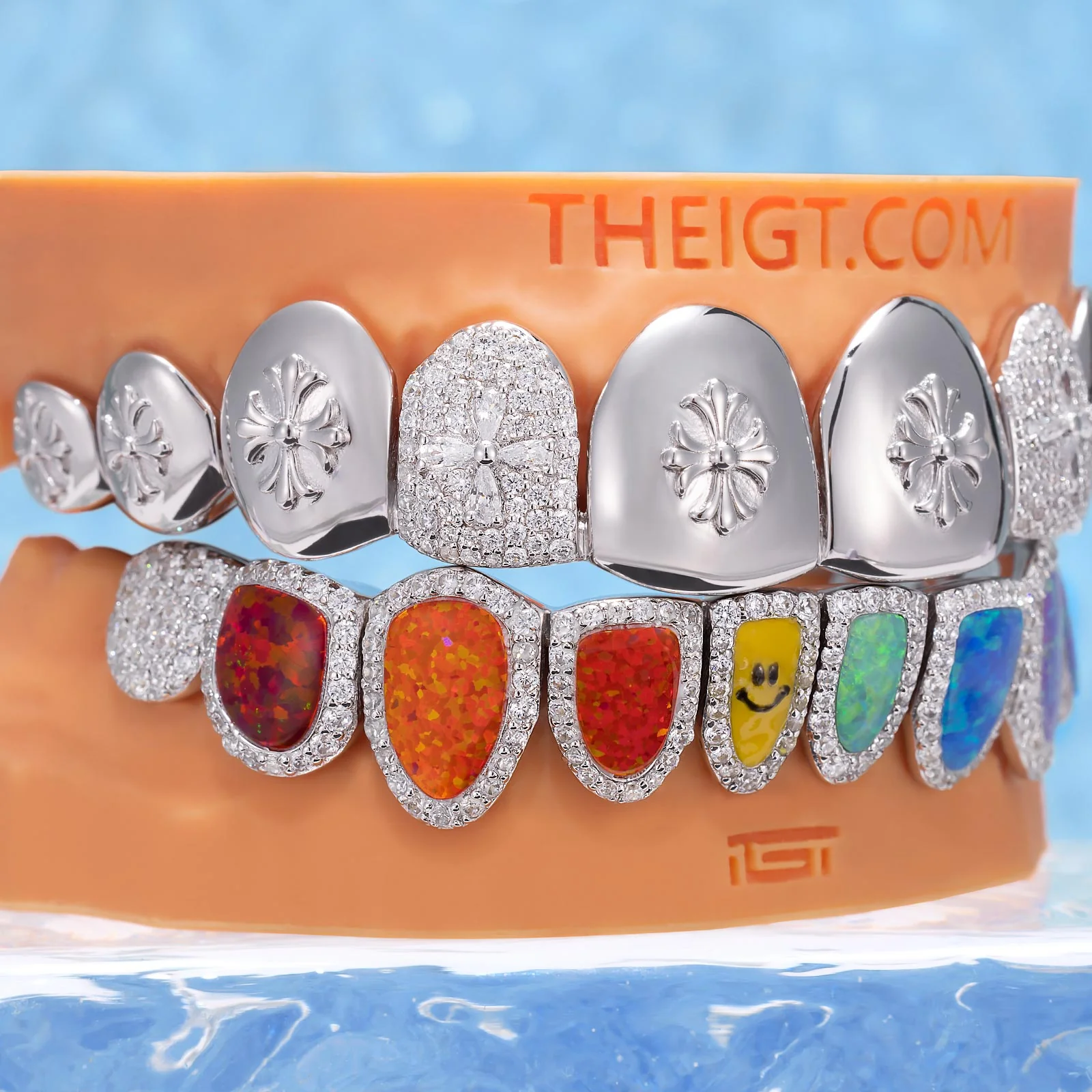 Cross & Multi-Opal Grillz - Image 5