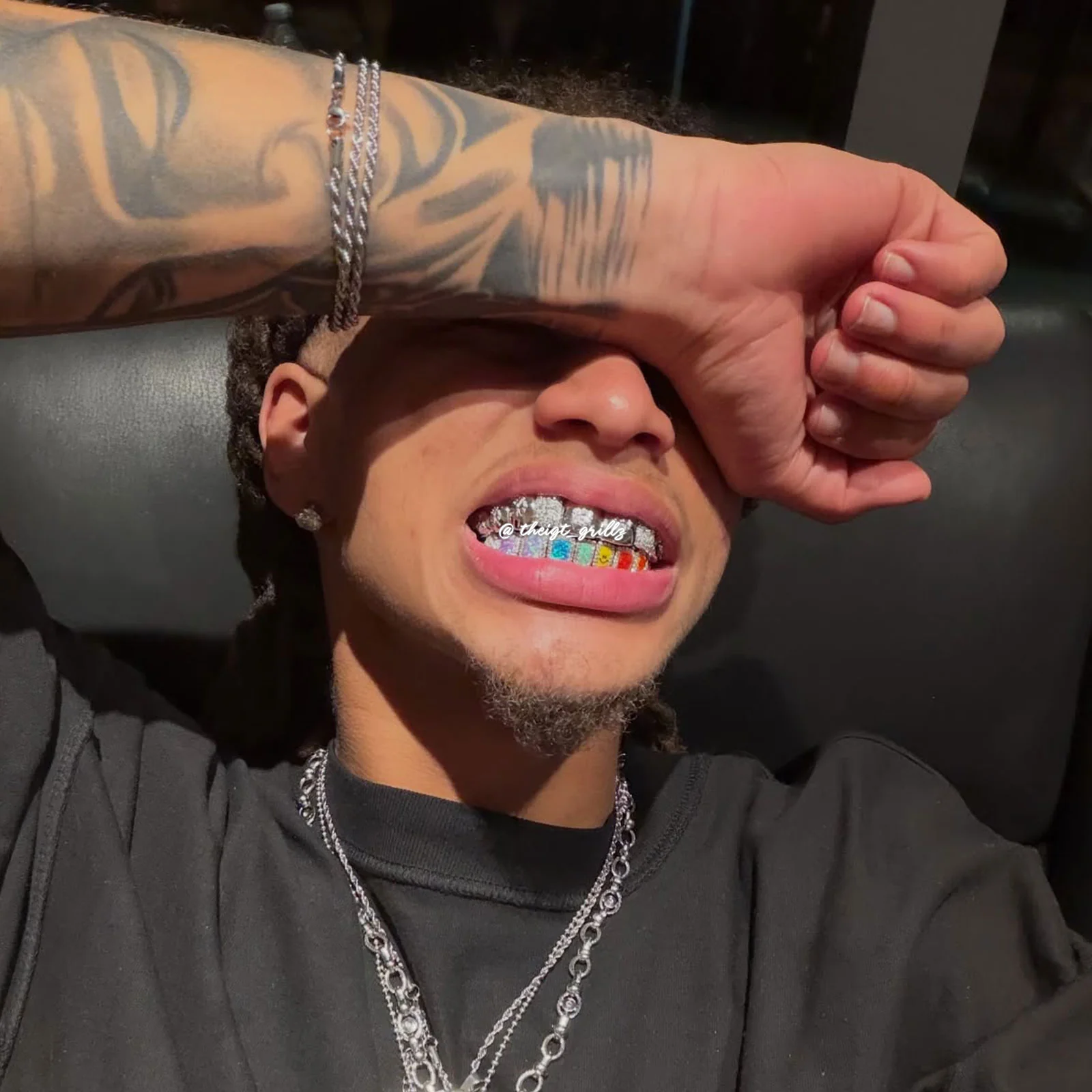 Cross & Multi-Opal Grillz - Image 7