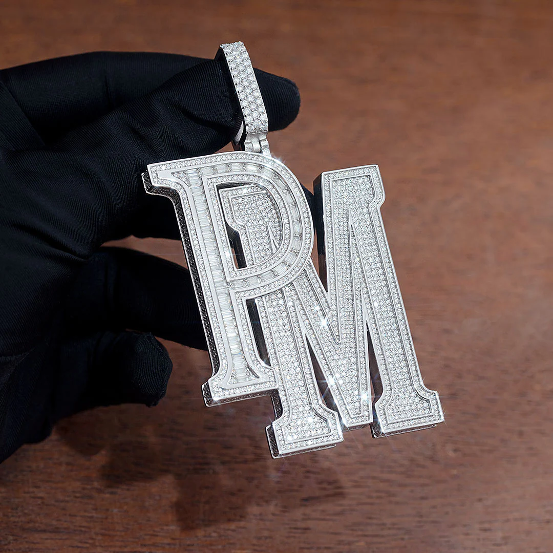 Deposit - Custom Baguettes Letter Pendant