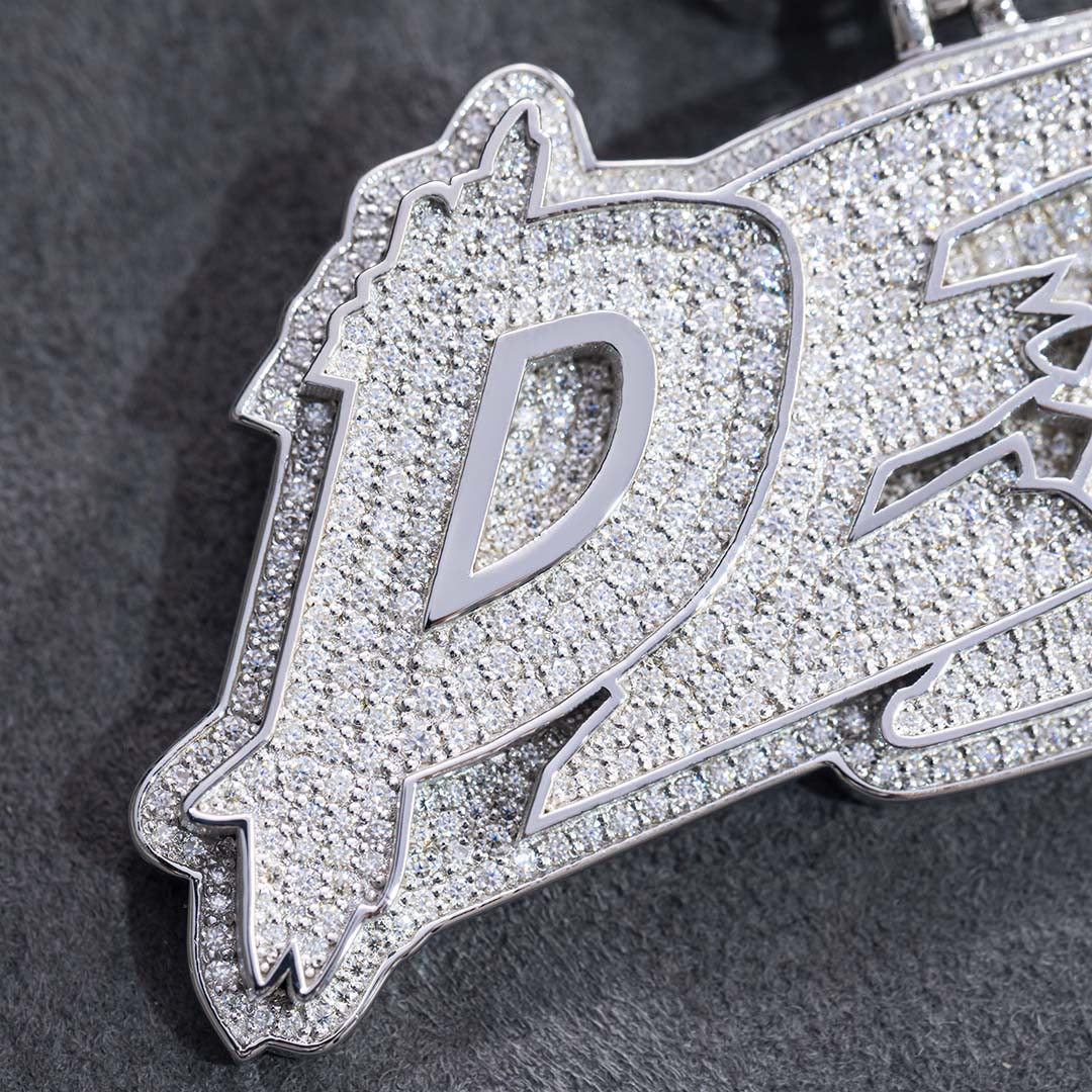 Deposit - Custom Brush Letter Pendant - Image 3