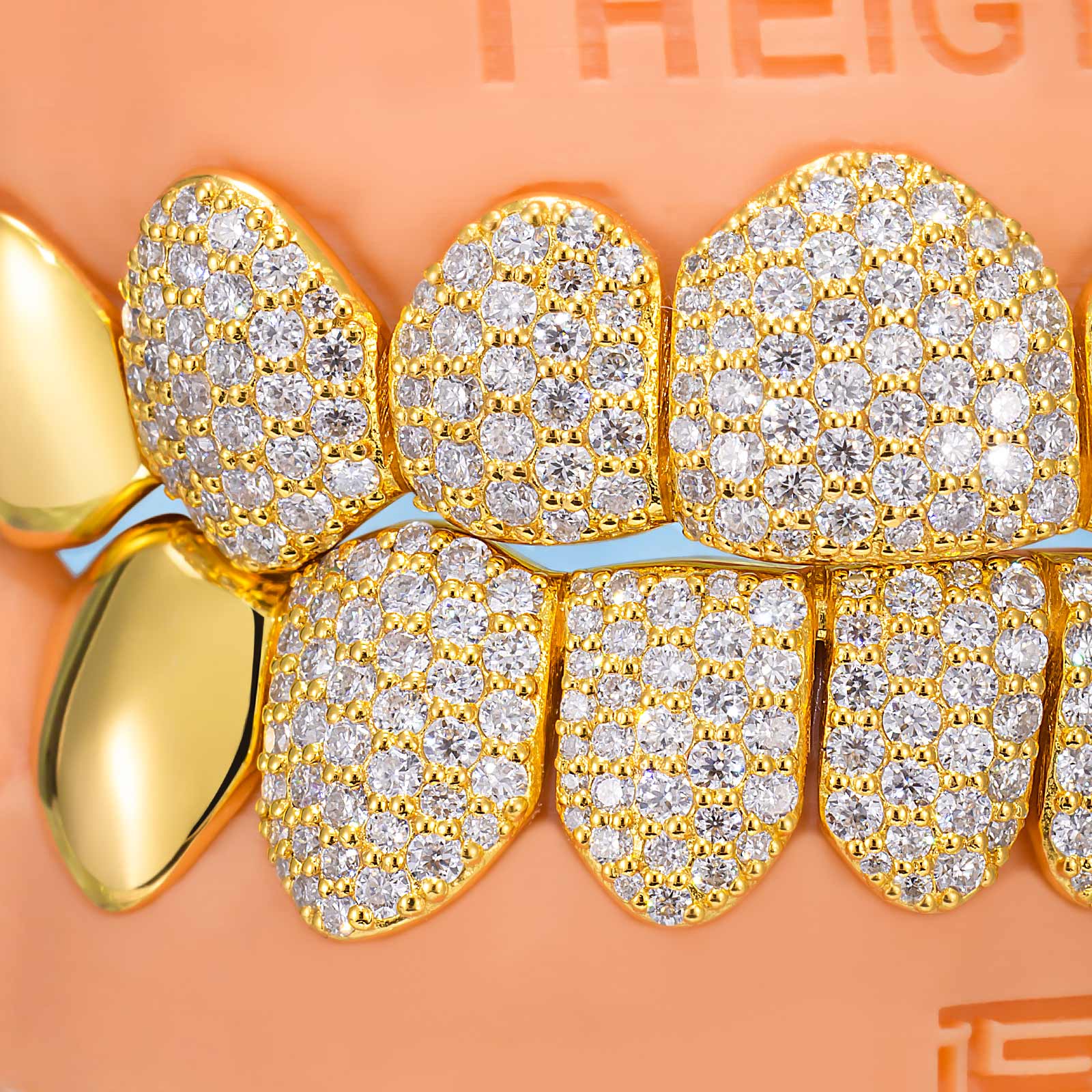 Custom End Capped Moissanite Grillz - Image 4