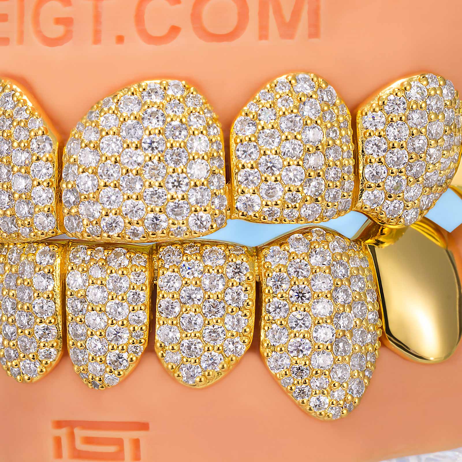 Custom End Capped Moissanite Grillz - Image 5