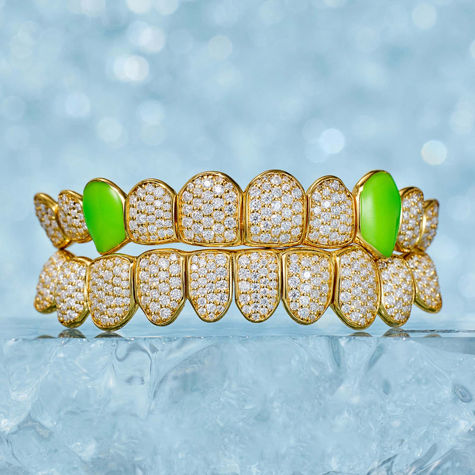 Custom Glow Fangs Grillz - Image 4