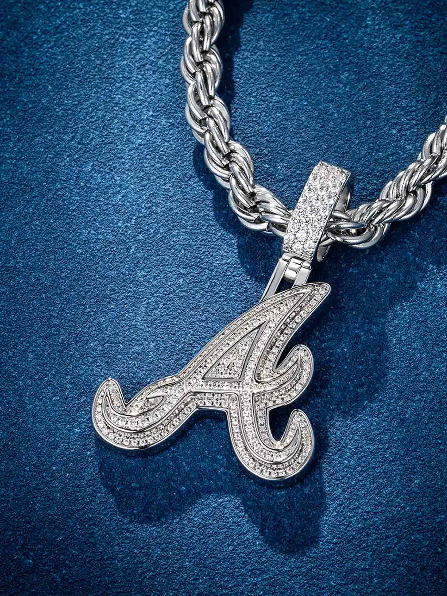 Custom Made A Moissanite Pendant - Image 3