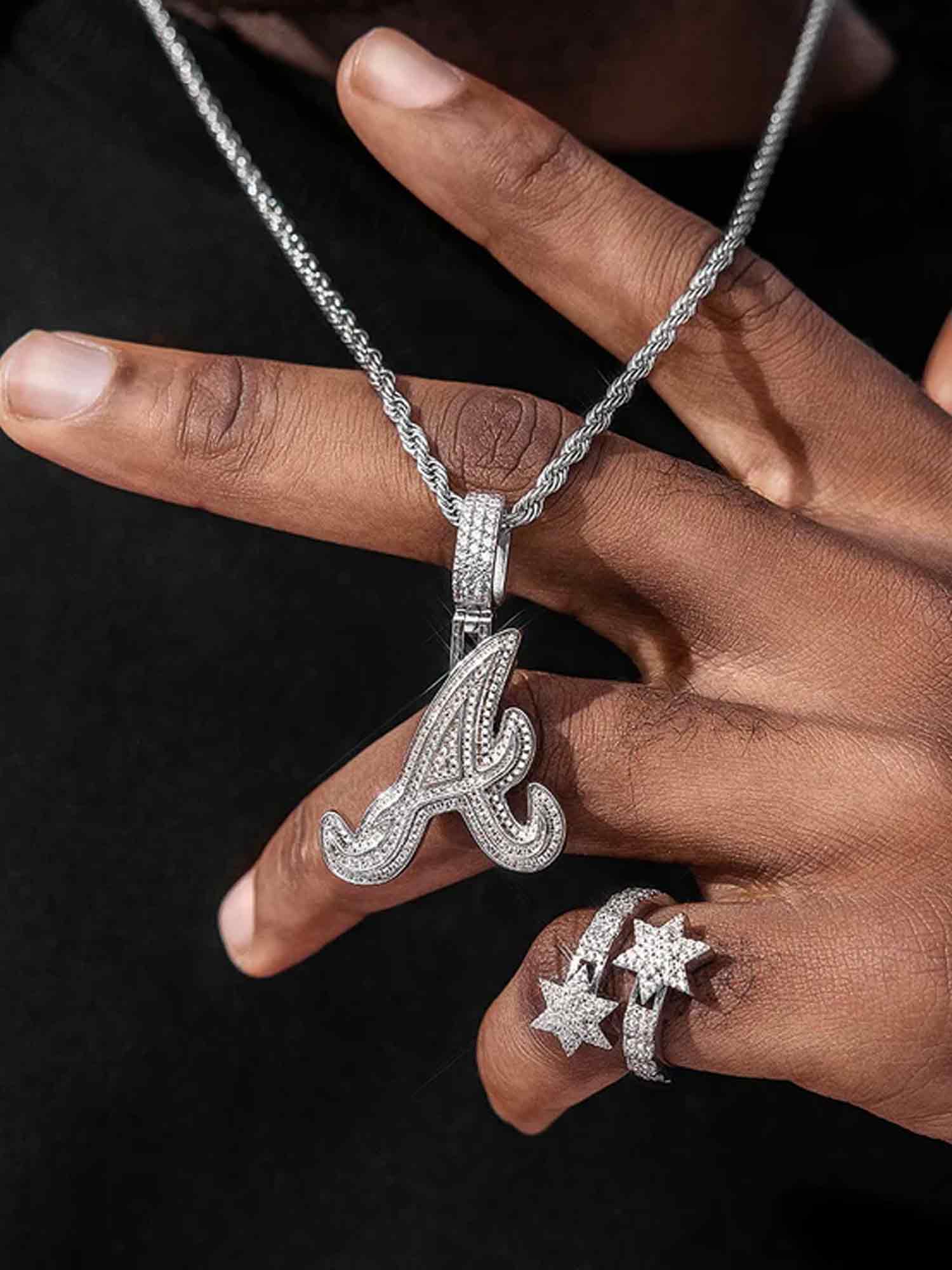 Custom Made A Moissanite Pendant - Image 8