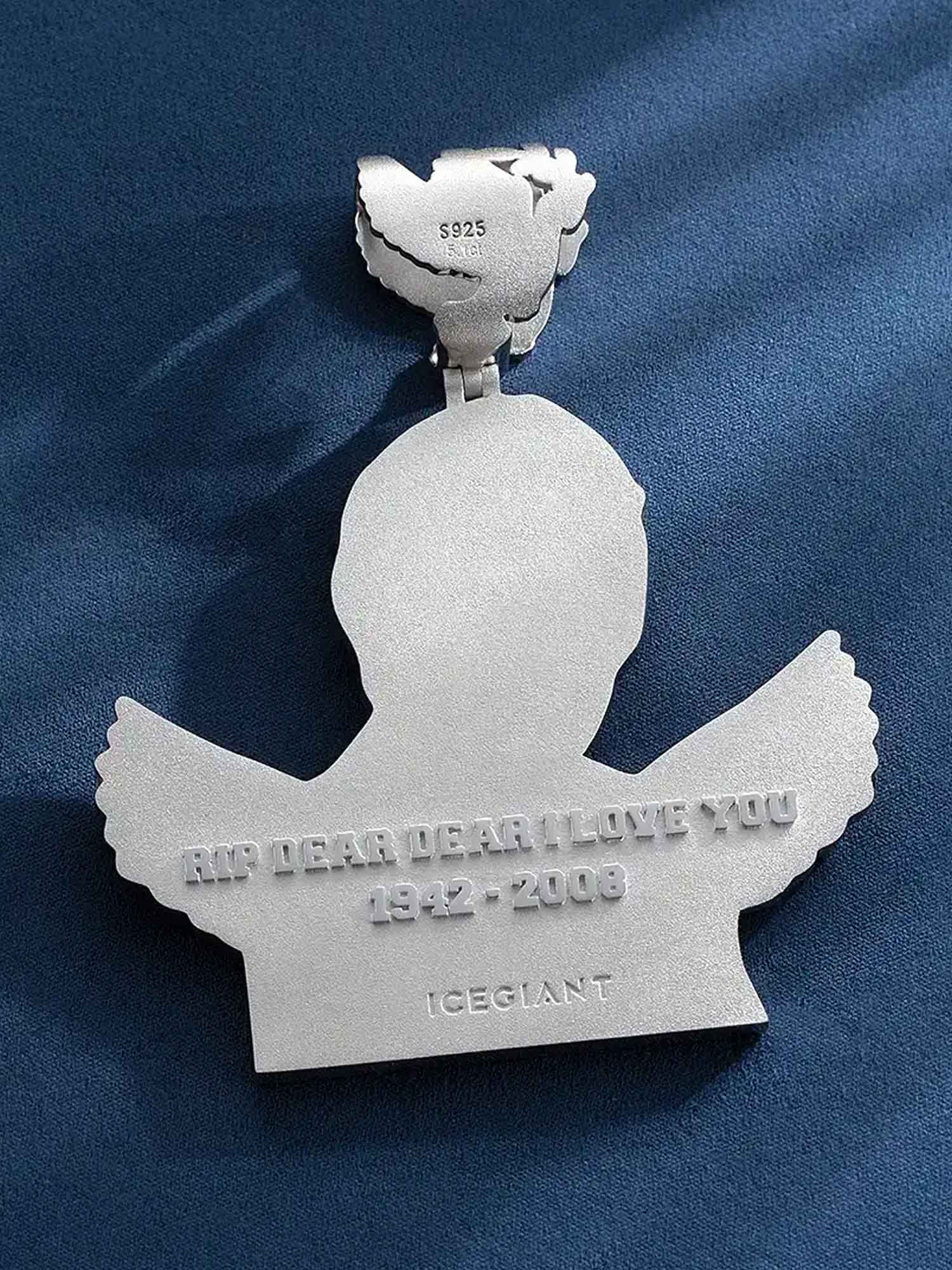 Custom Picture Pendant with Flying Dove - Image 5