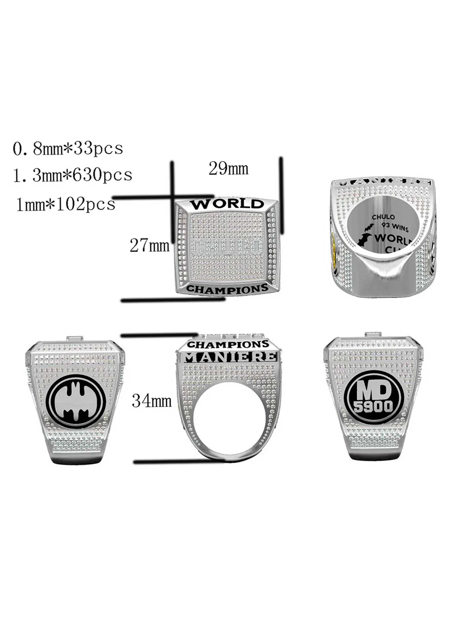 Custom Champion Ring Deposit - Image 7