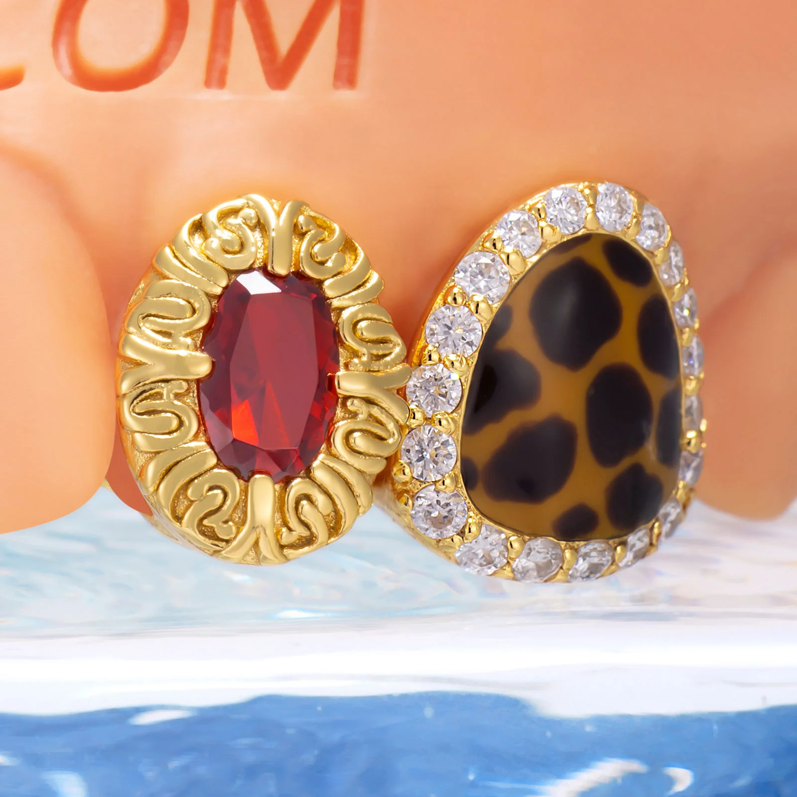 Custom Ruby & Leopard Grillz - Image 4