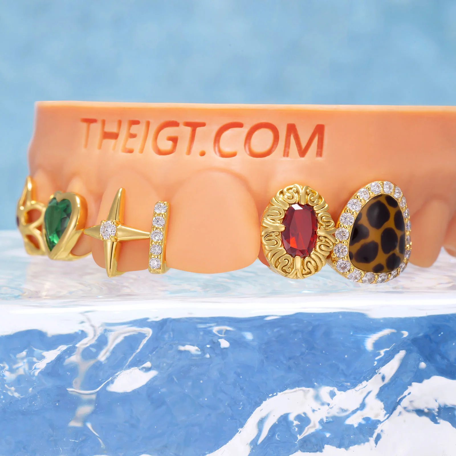 Custom Ruby & Leopard Grillz - Image 6