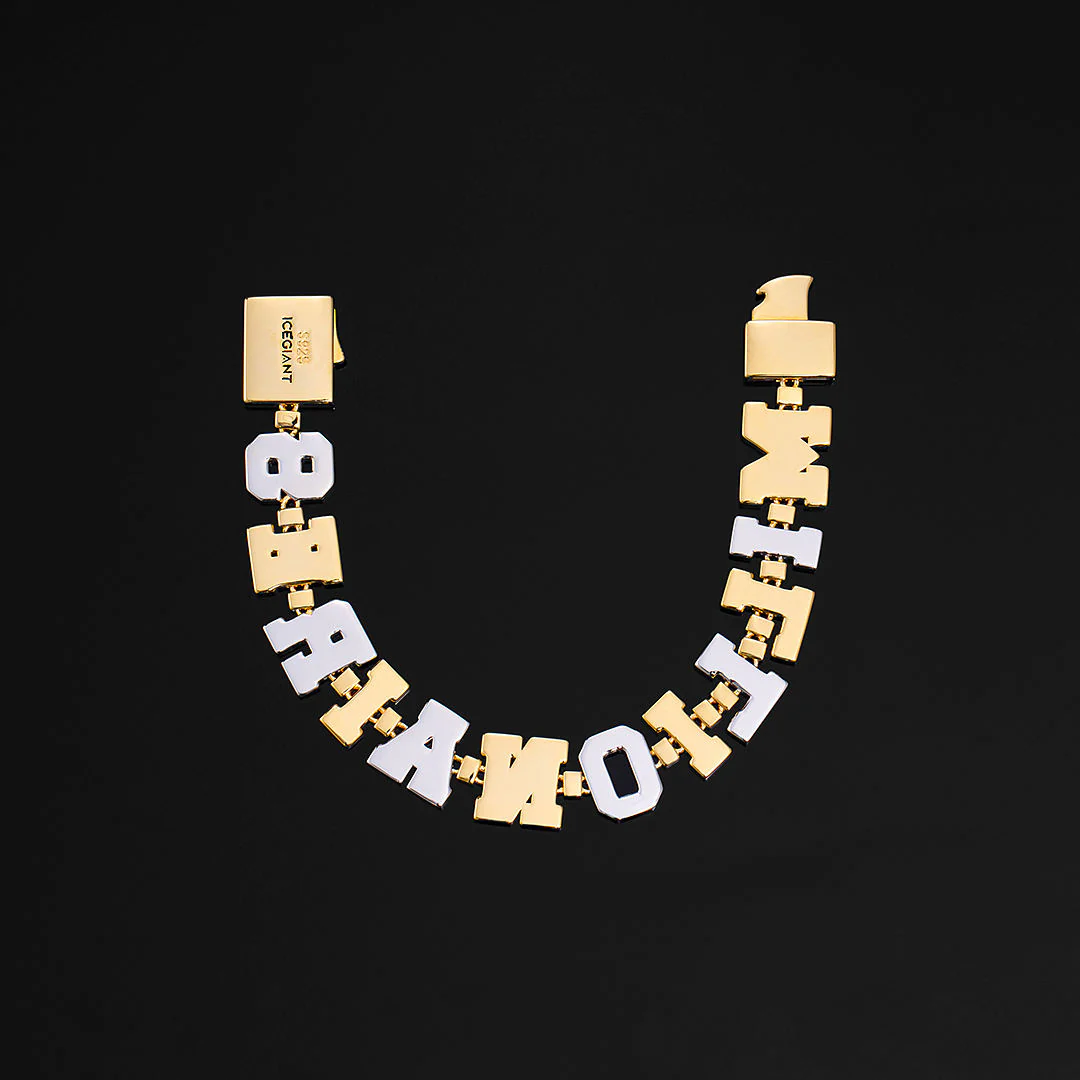 Custom Selective Lettering Style Bracelet - Image 3