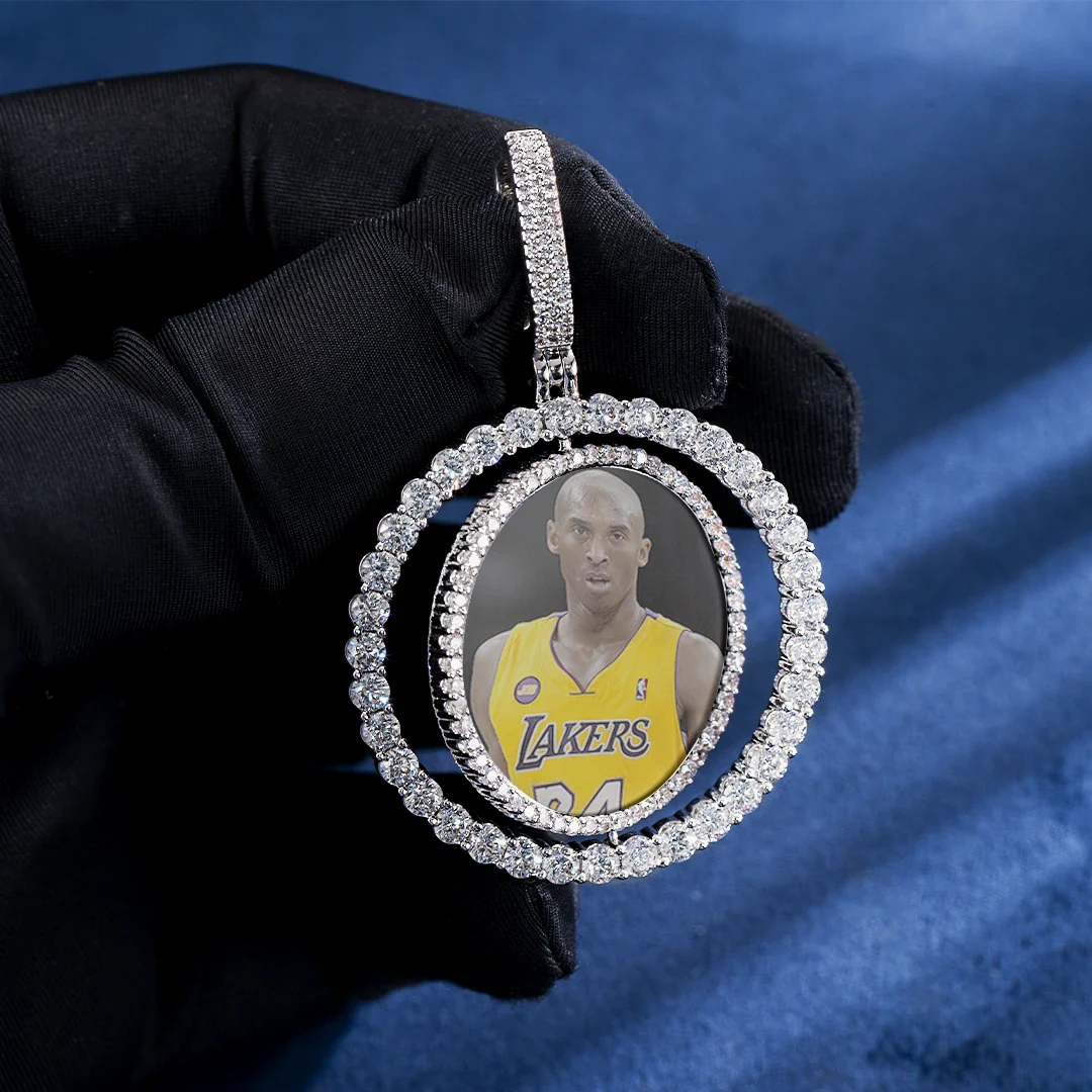 Custom Spinning Photo Pendant - Image 4