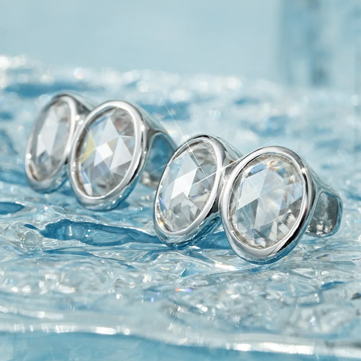 Custom Unique Single Oval Moissanite Grillz - Image 4