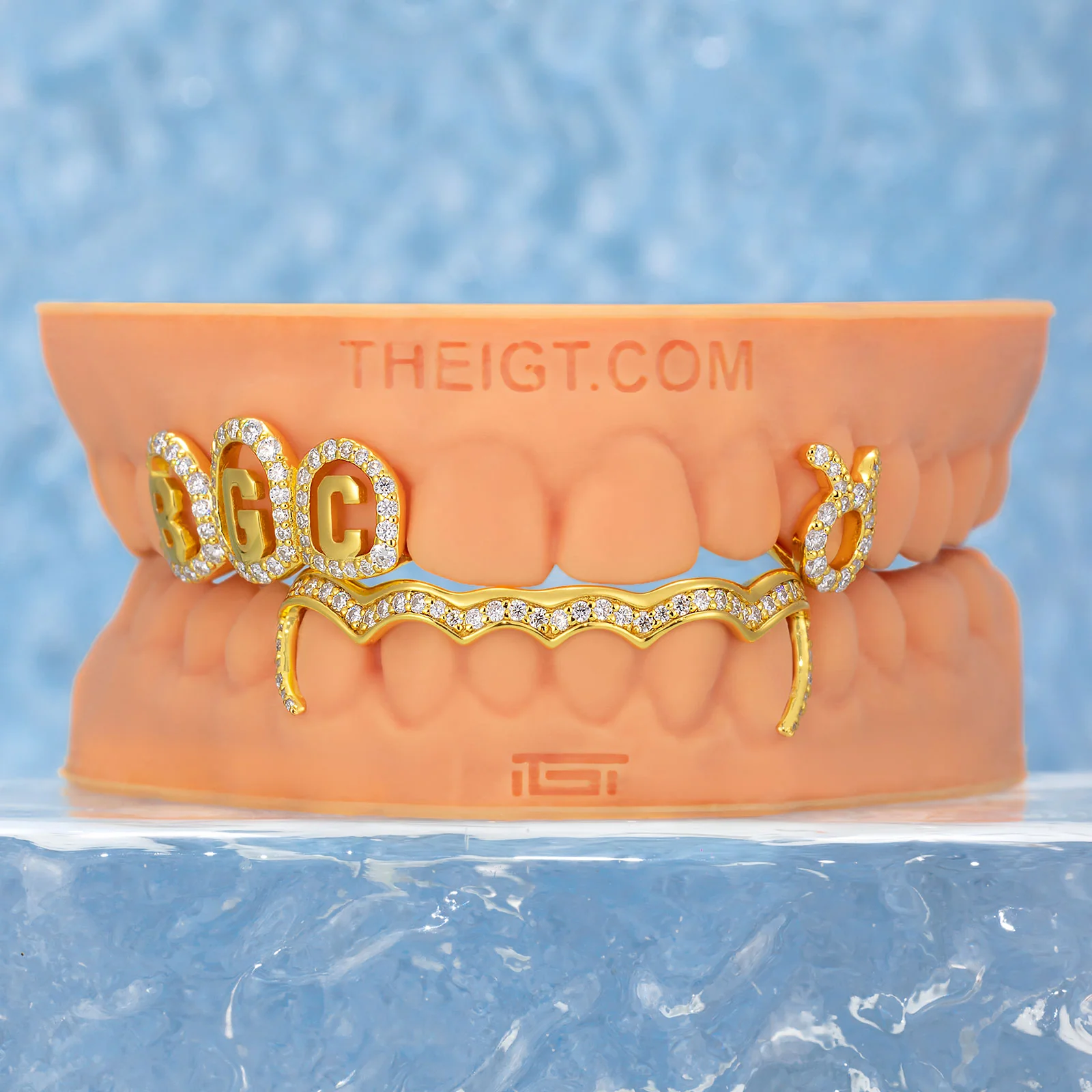 Custom Zodiac Initials Bar Grillz