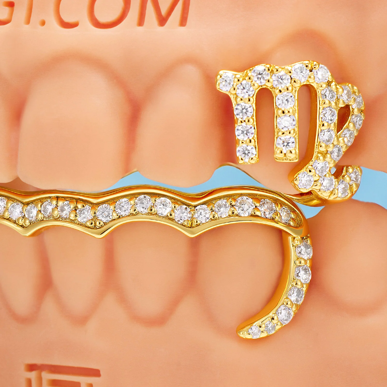 Custom Zodiac Initials Bar Grillz - Image 13