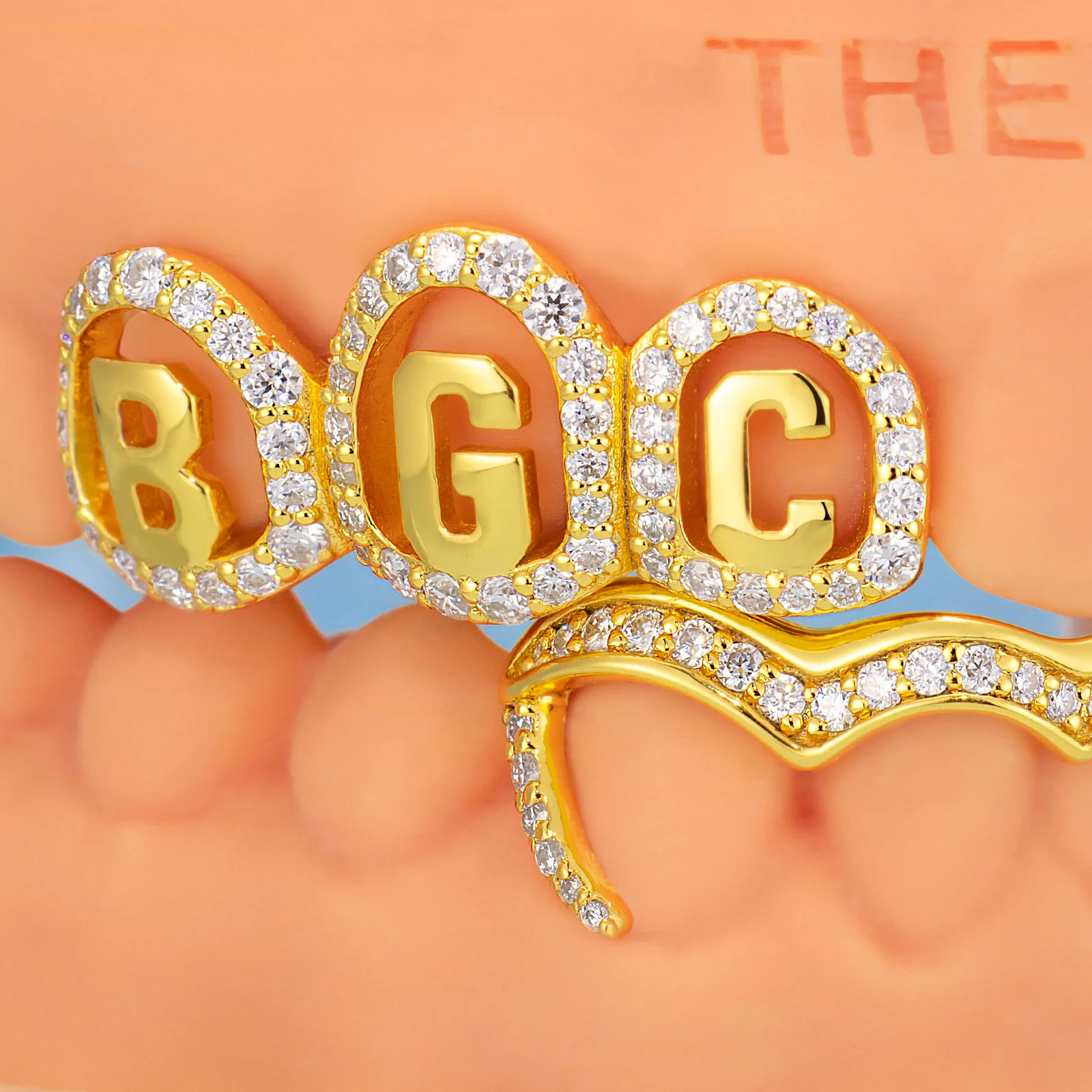 Custom Zodiac Initials Bar Grillz - Image 2