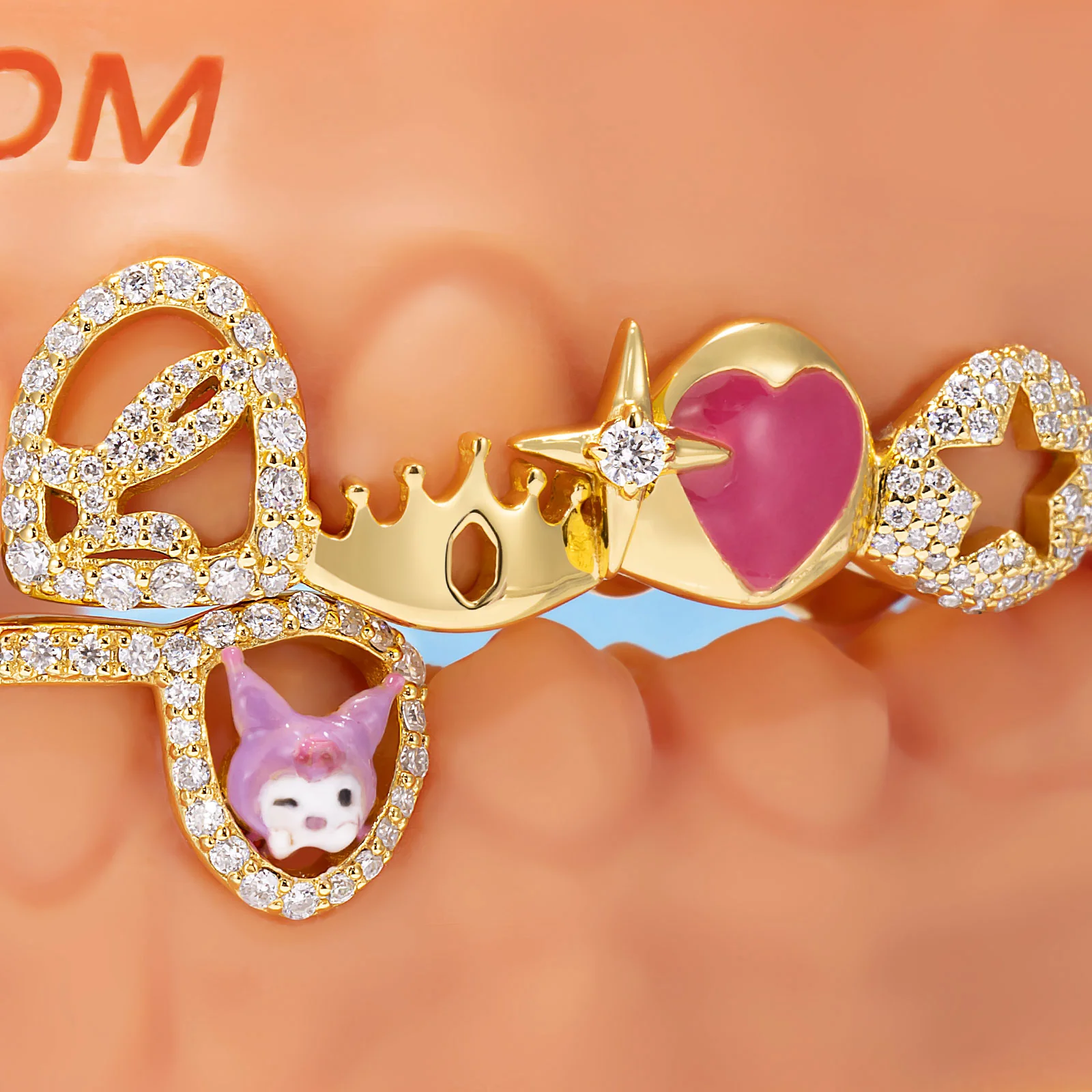 Dark Royal Dragon Letter Grillz - Image 3