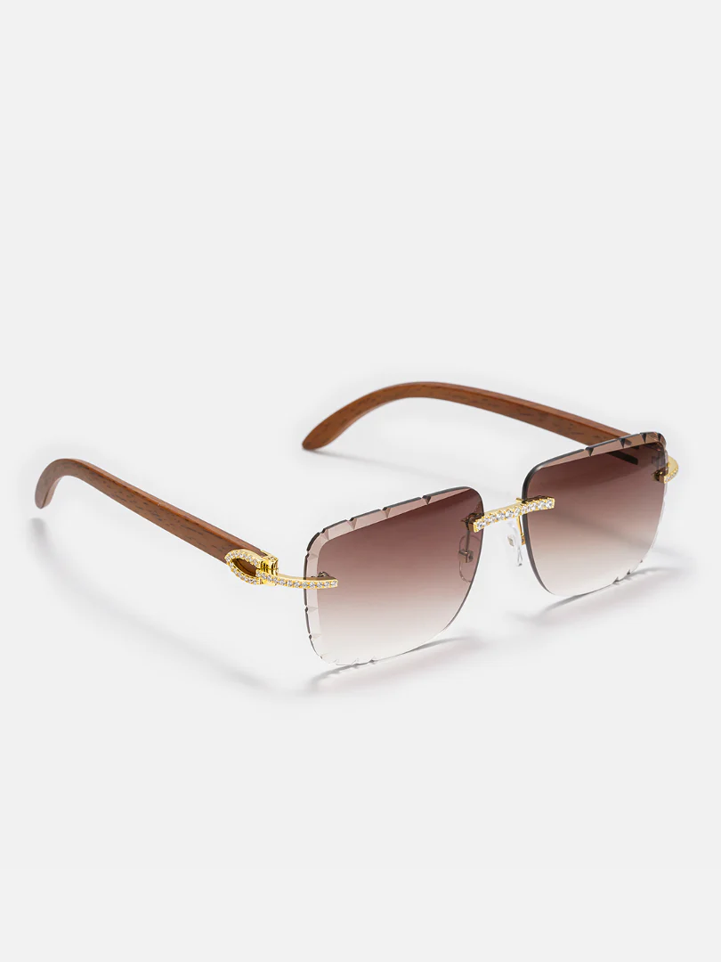 Diamond Cut Moissanite Sunglasses In Yellow Gold - Image 7