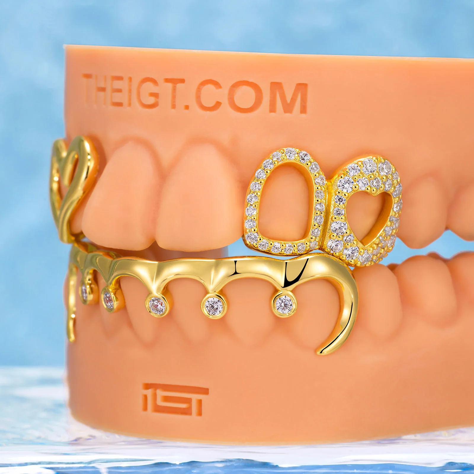 Diamond Heart & Wave Style Grillz - Image 6