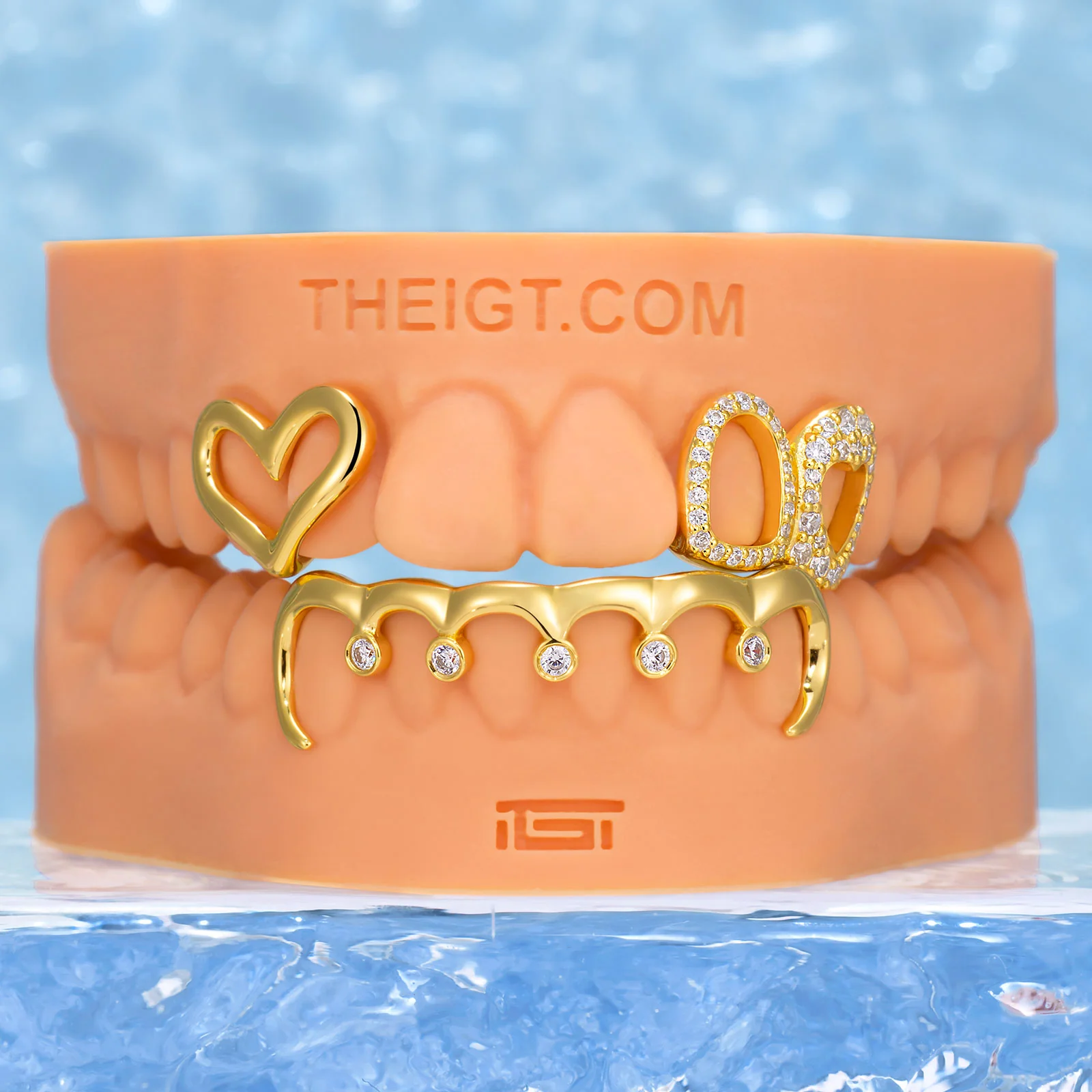 Diamond Heart & Wave Style Grillz - Image 7