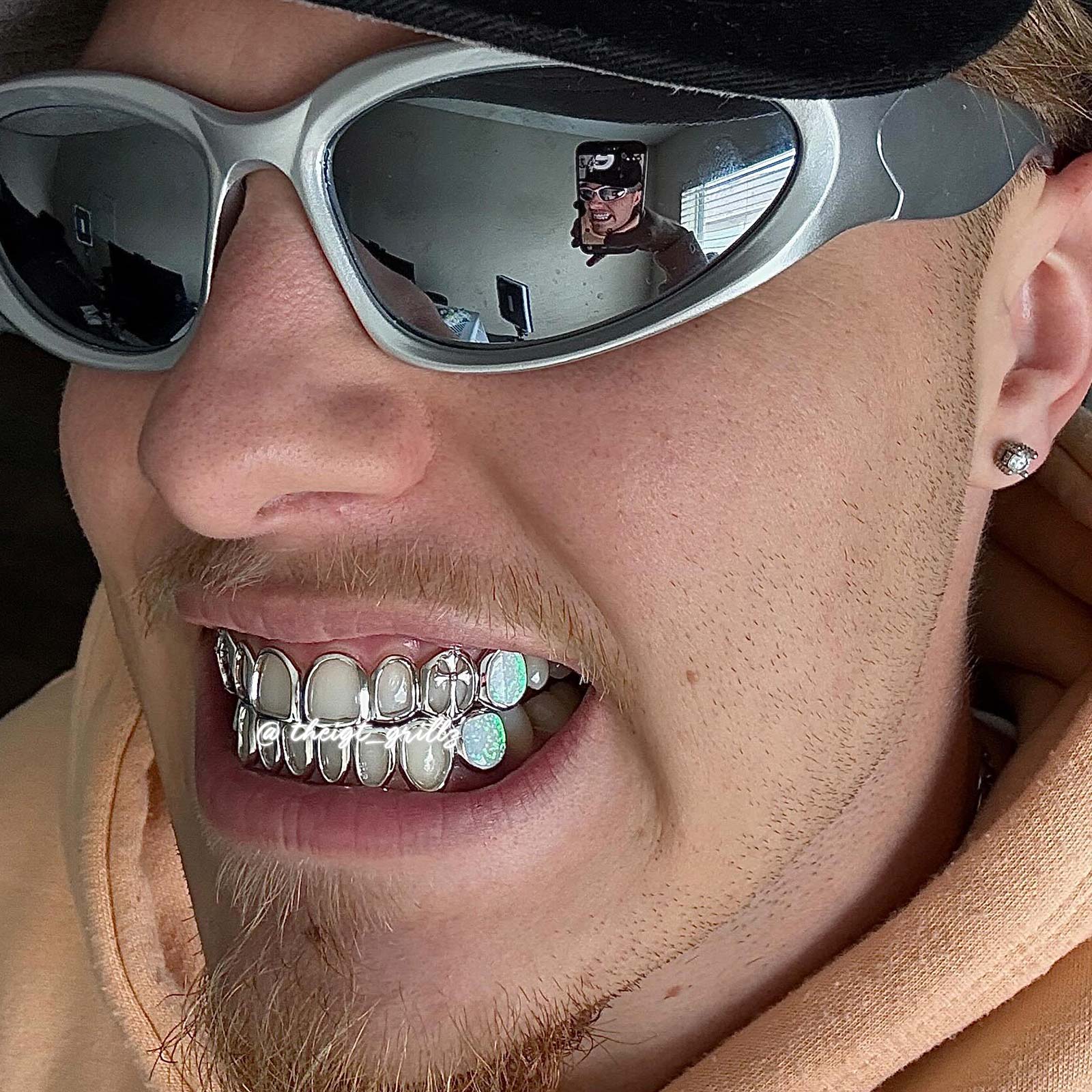 Double Cross Open Face Grillz - Image 6