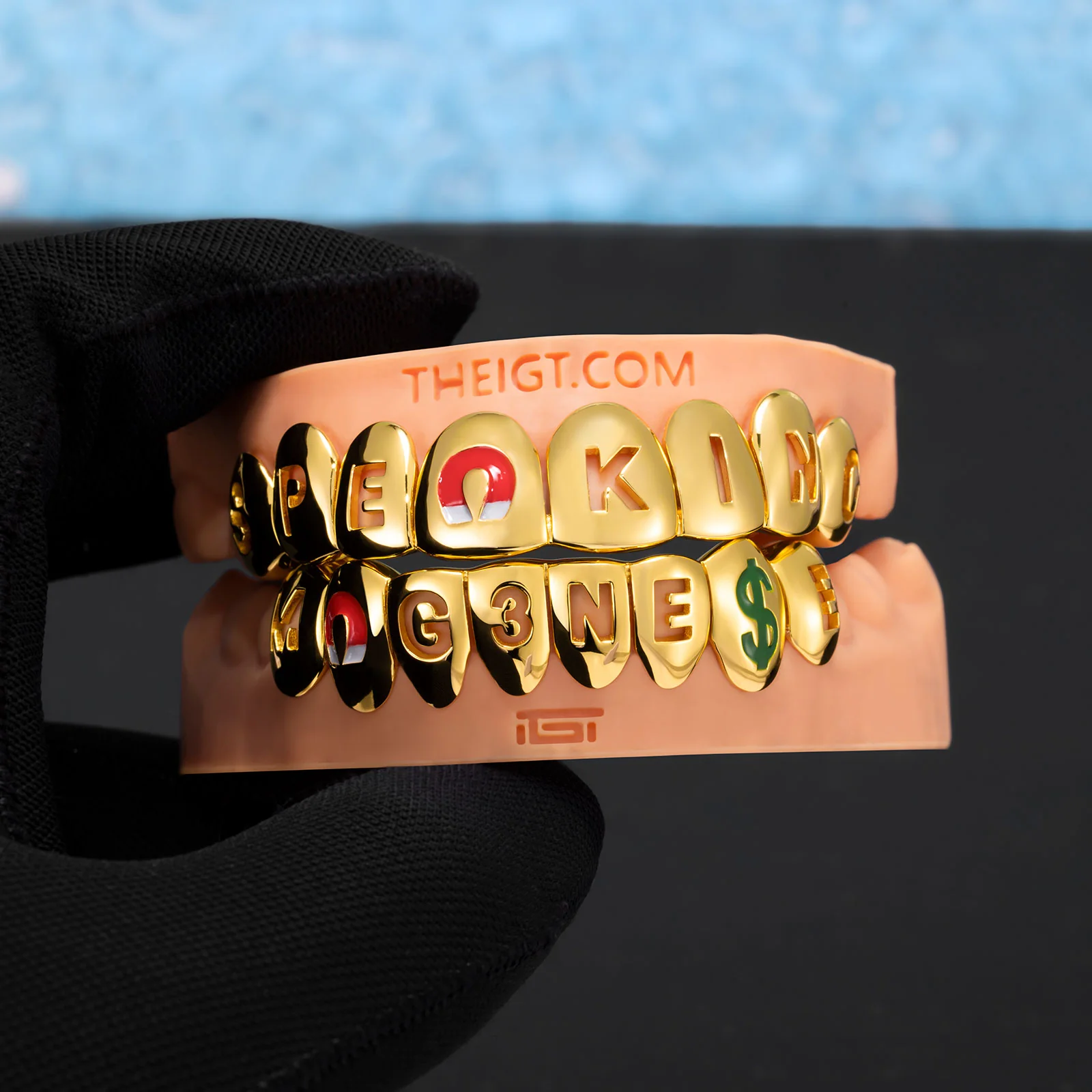 Drip Magnet Letter Grillz - Image 6