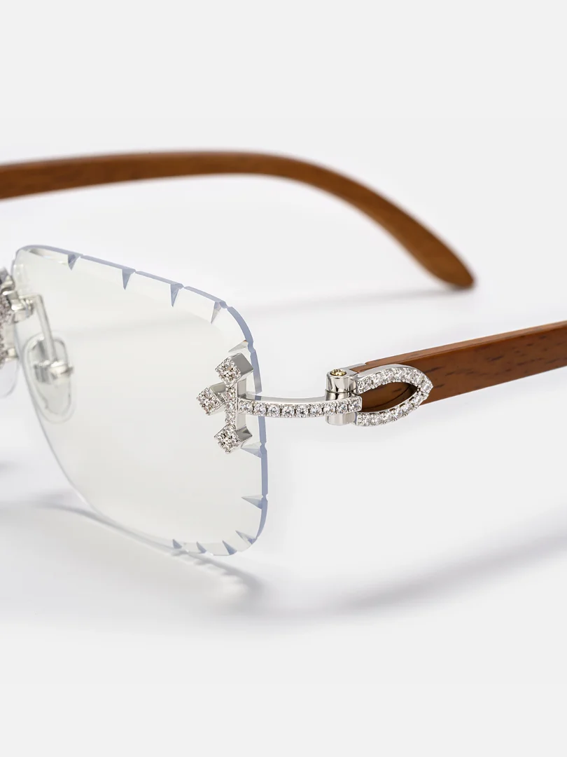 Fleuree Moissanite Sunglasses In White Gold - Image 4