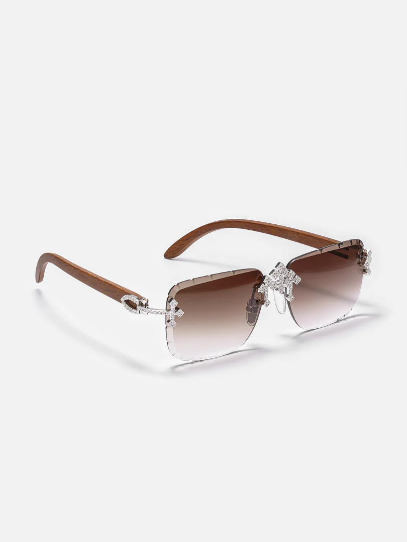 Fleuree Moissanite Sunglasses In White Gold - Image 5
