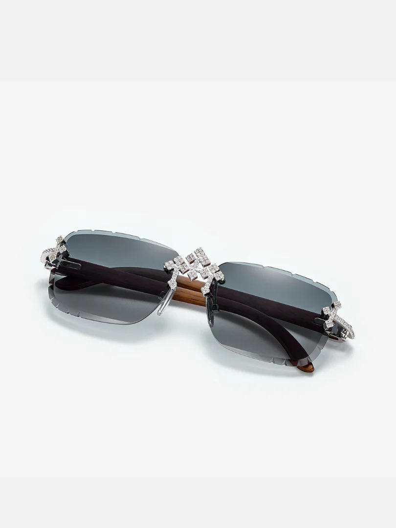 Fleuree Moissanite Sunglasses In White Gold - Image 8