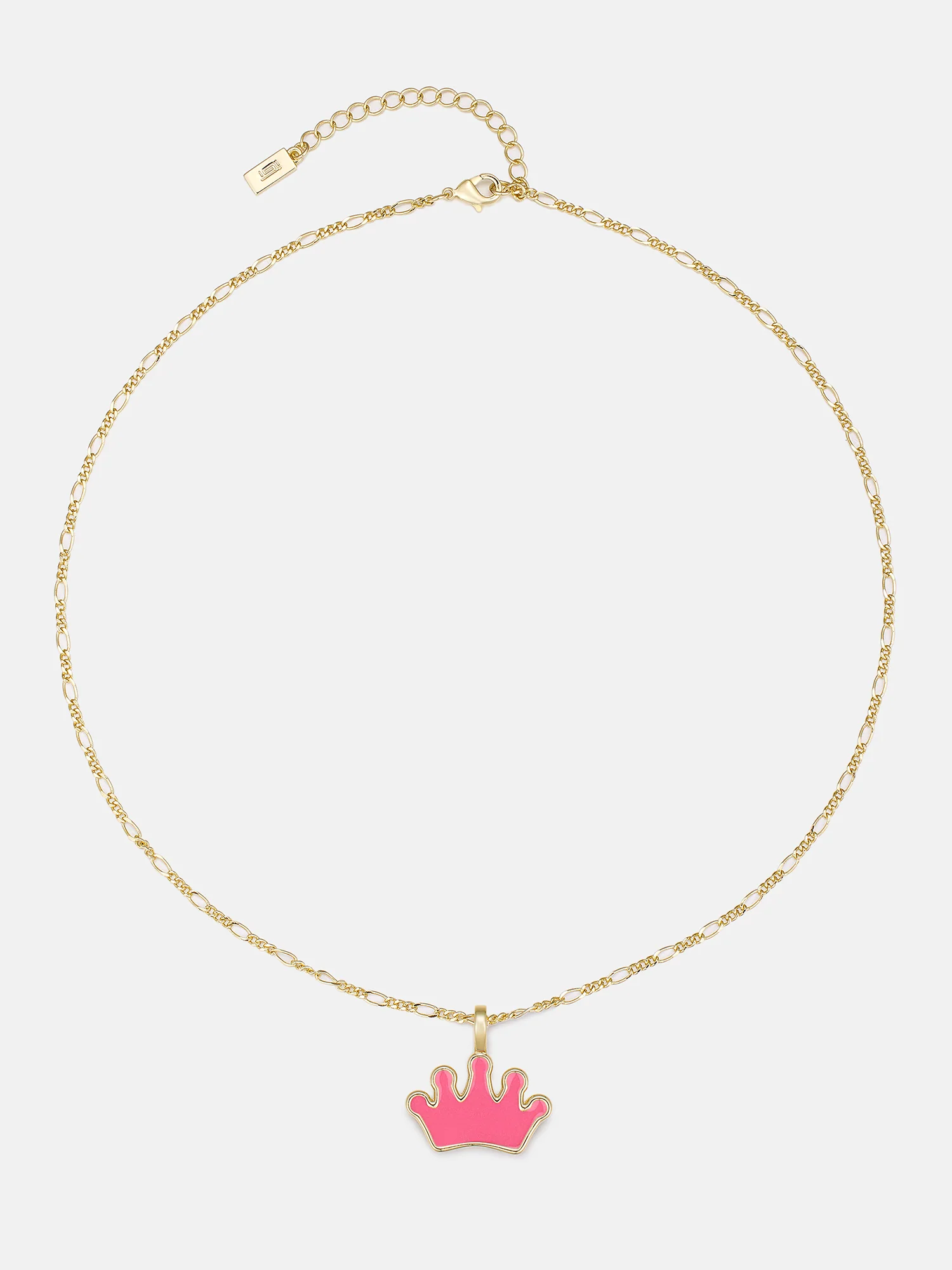 Fluid Enamel Crown Necklace - Image 2