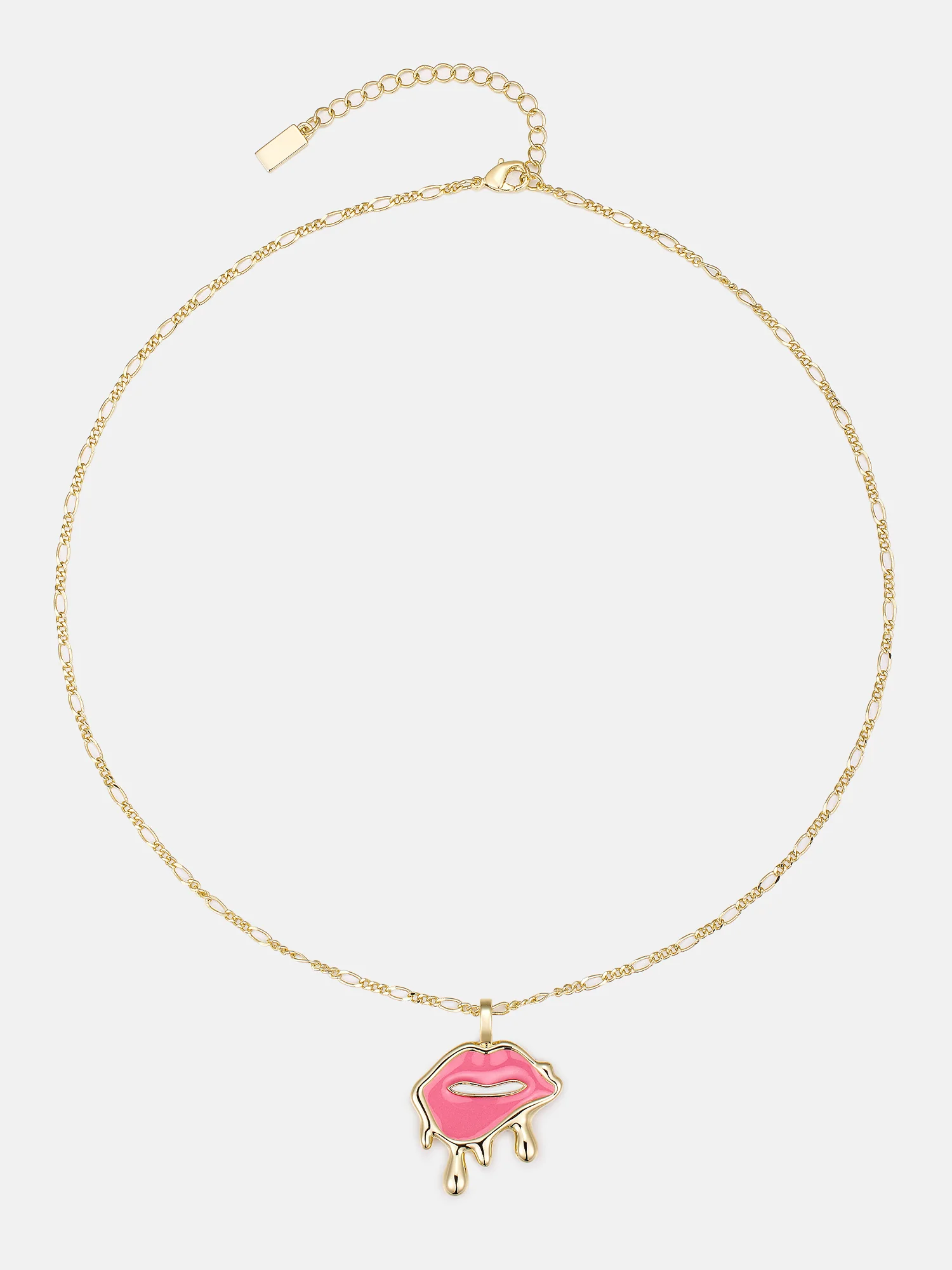 Fluid Enamel Lip Necklace - Image 3