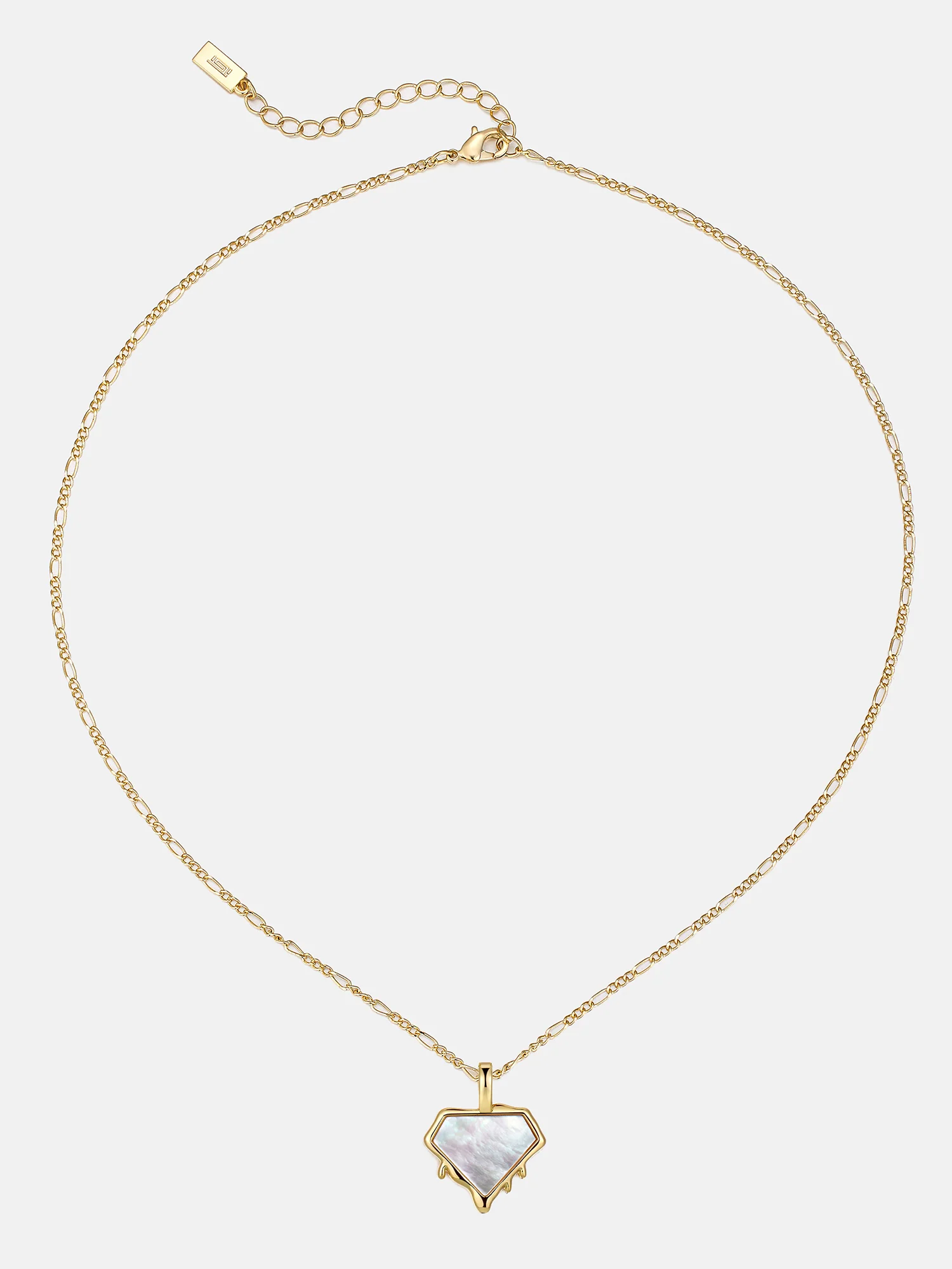 Fluid White Fritillaria Diamond Necklace - Image 3