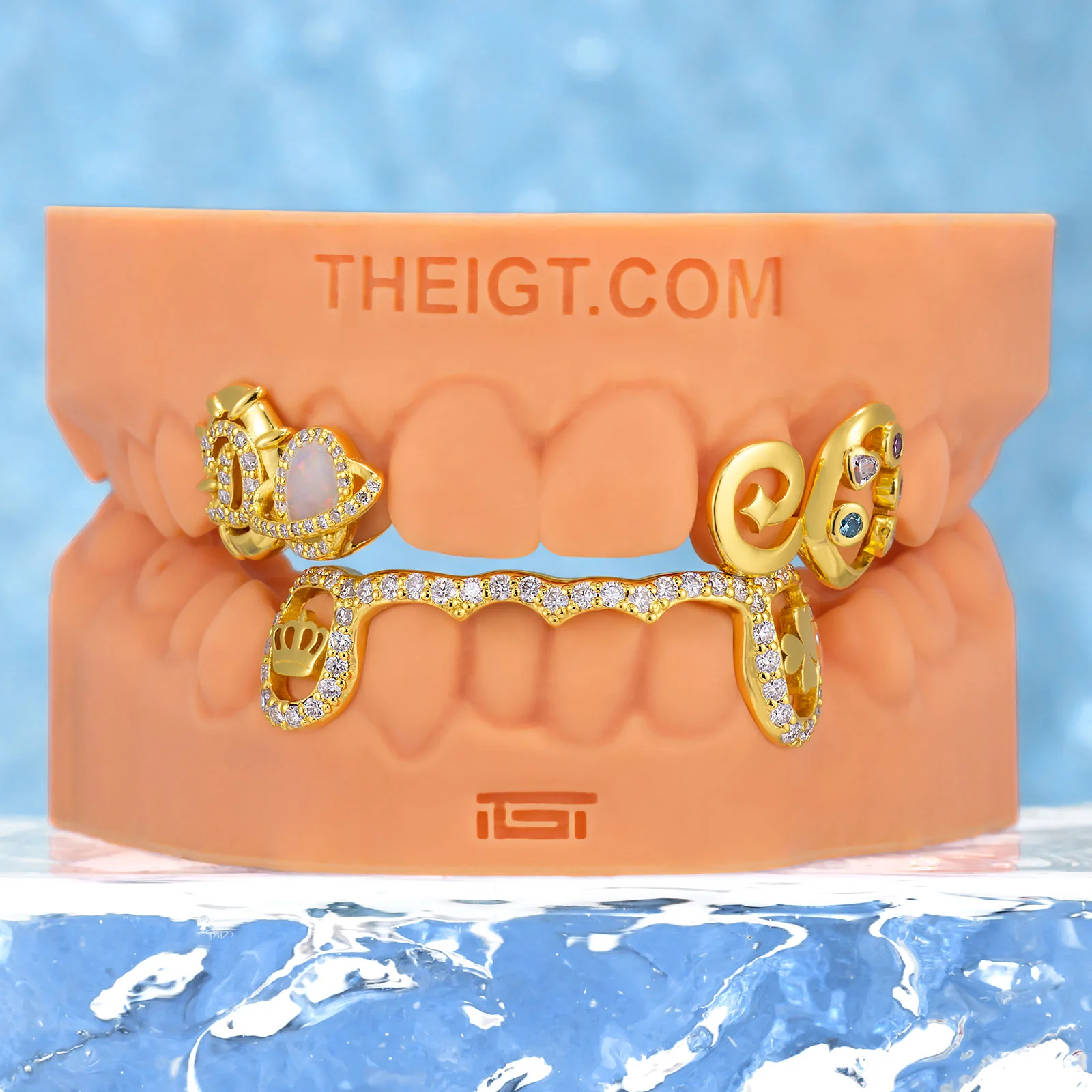 Globe Crown & Clover Grillz