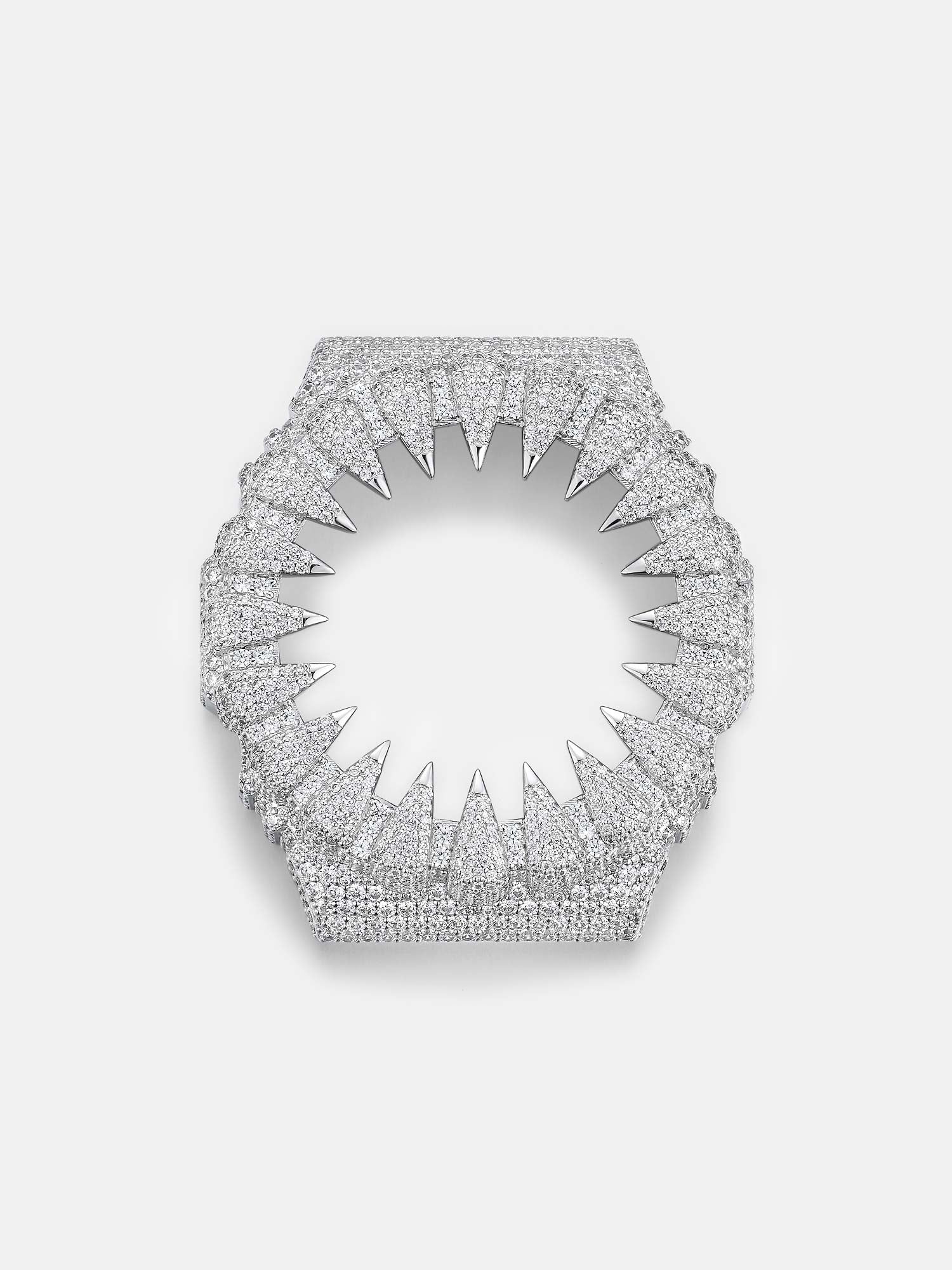 GM GBM 2100 Fang Moissanite Iced Out Bezel - Image 4