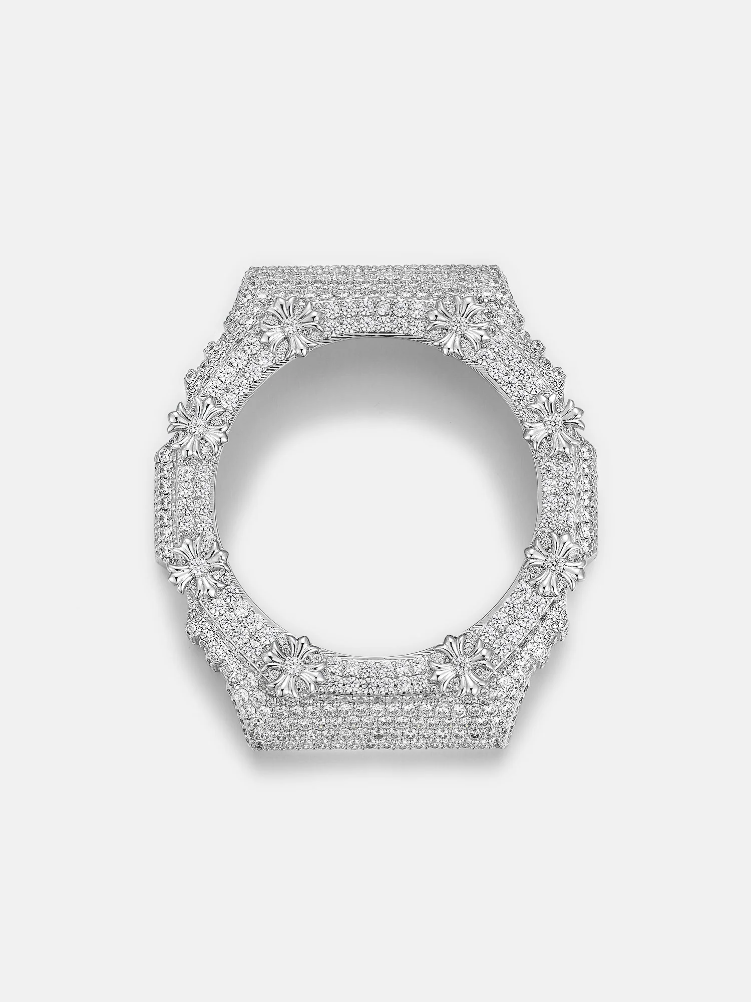 GM GBM 2100 Gothic Cross Moissanite Iced Bezel - Image 4