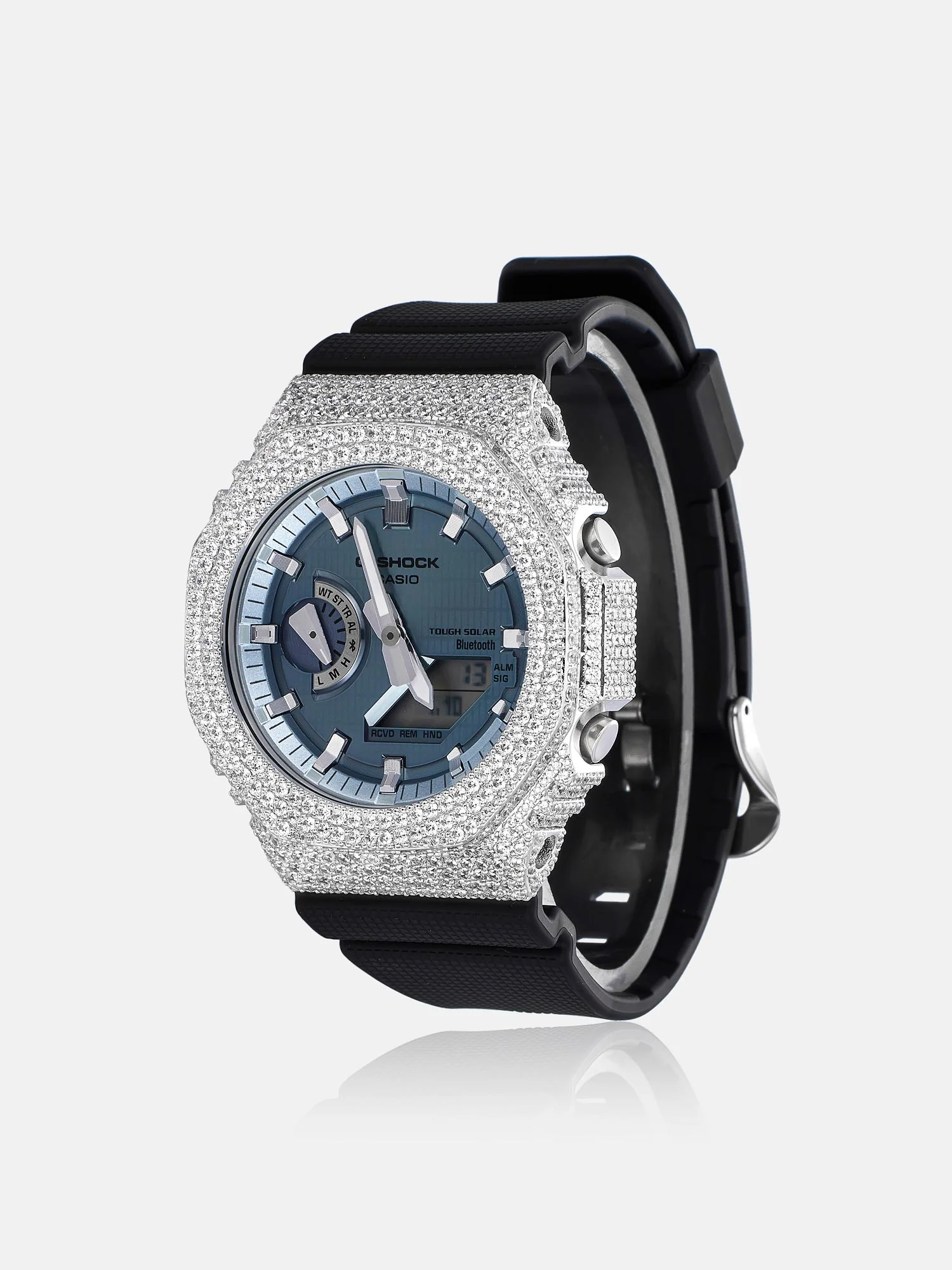 GM GBM 2100 Iced Out Moissanite Bezel - Image 3