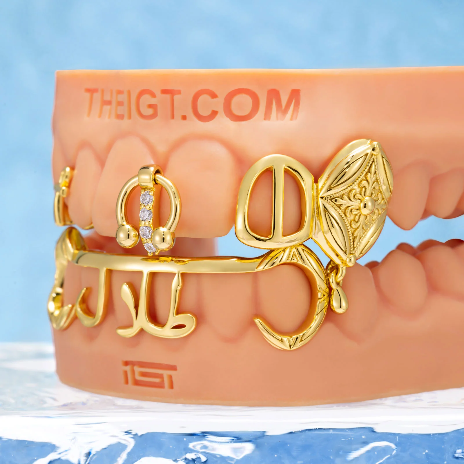 Gold Ankh & Cross Grillz - Image 5