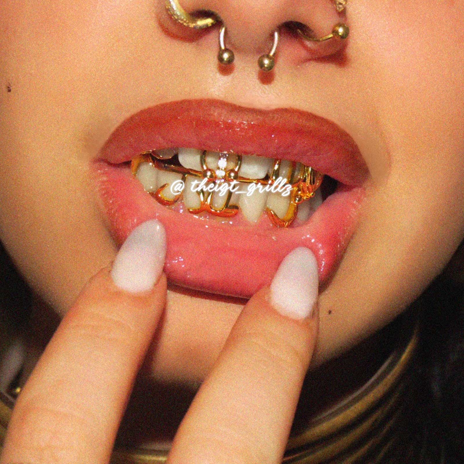 Gold Ankh & Cross Grillz - Image 9