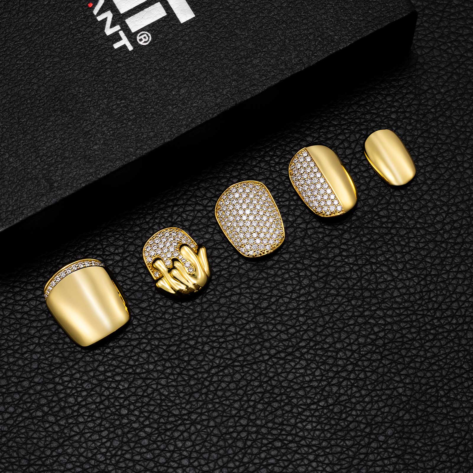Gold Drip Hybrid Nail Set - Image 7