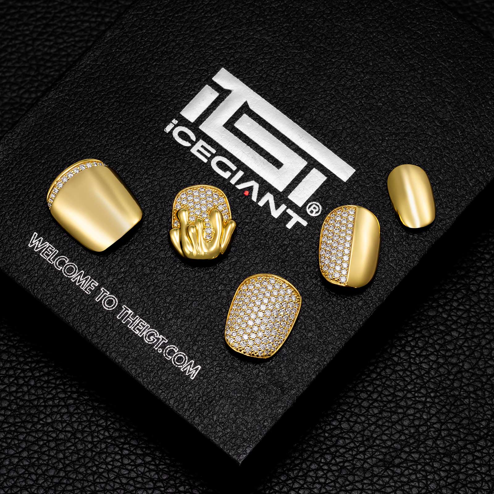 Gold Drip Hybrid Nail Set - Image 8