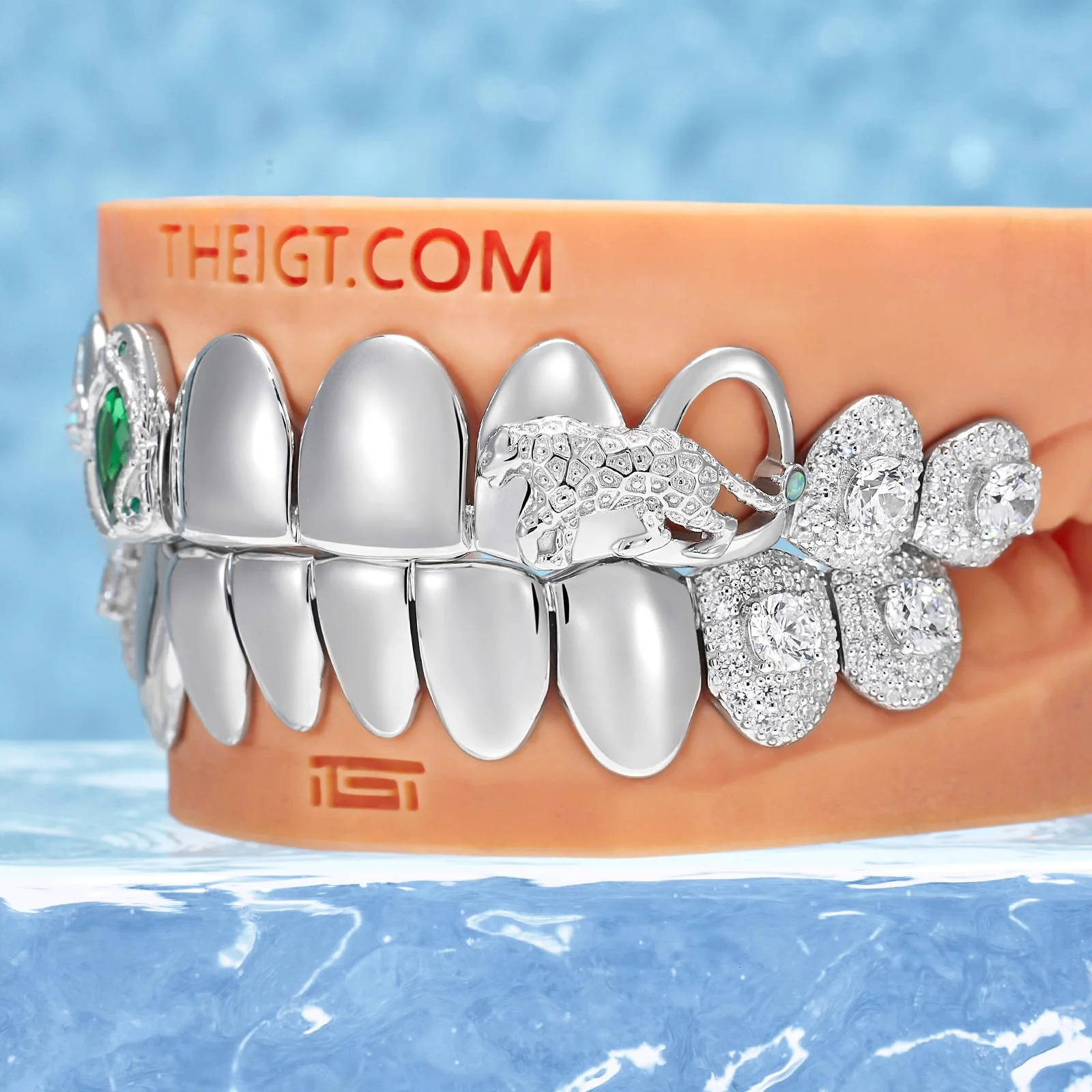 Green Drop Panther Grillz - Image 6