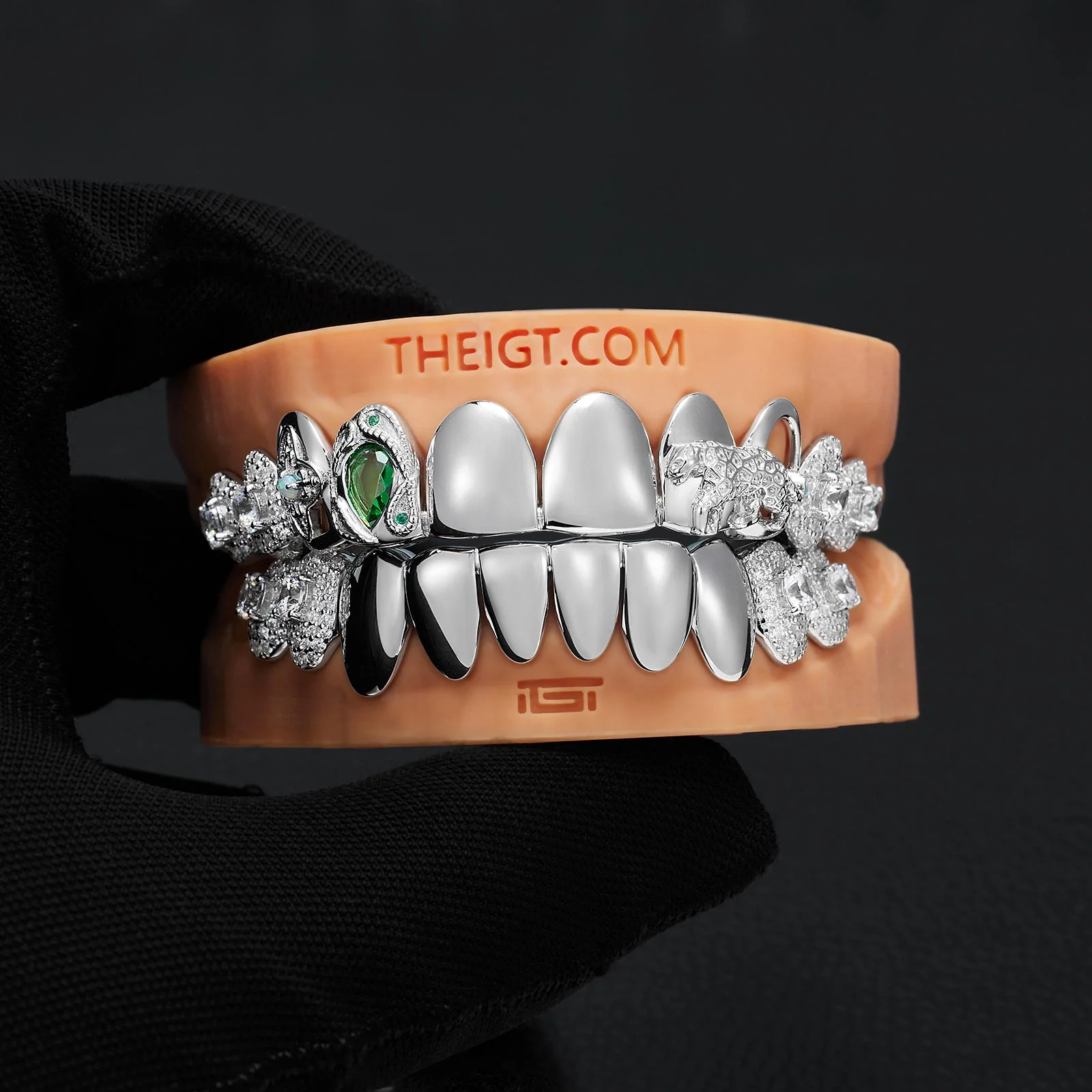 Green Drop Panther Grillz - Image 7