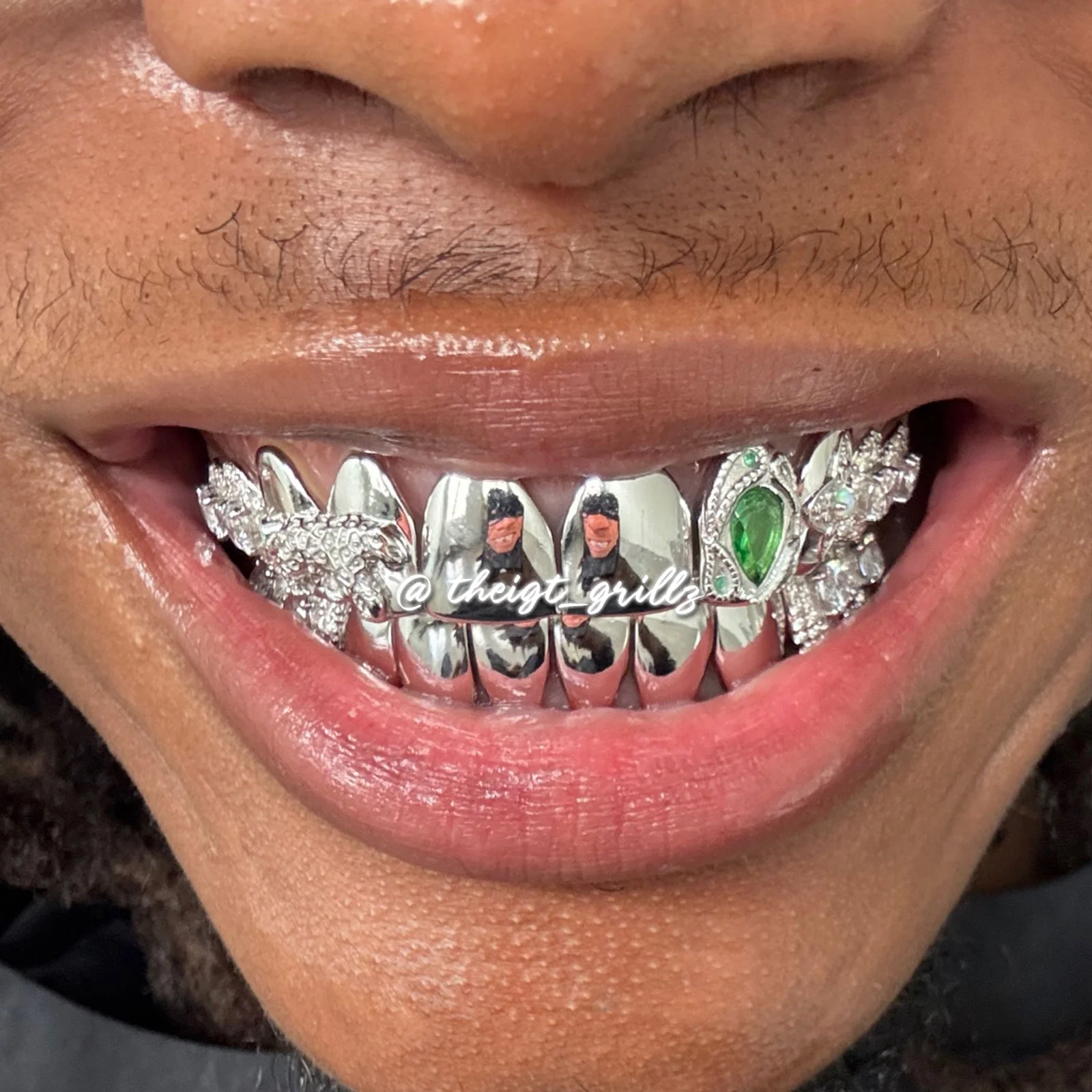 Green Drop Panther Grillz - Image 8