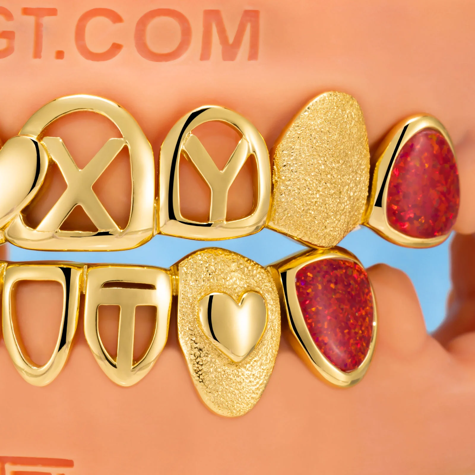 Heart-Lock SEXY Opal Grillz - Image 3