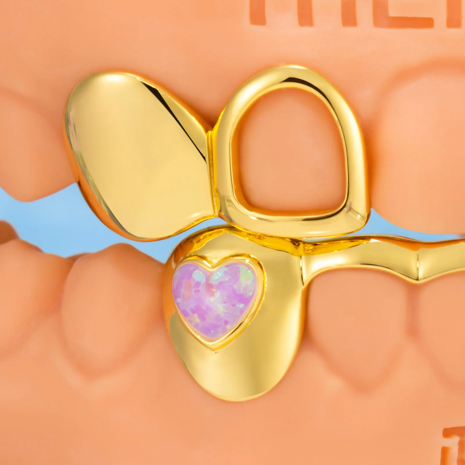 Heart Opal Bridge Grillz - Image 2