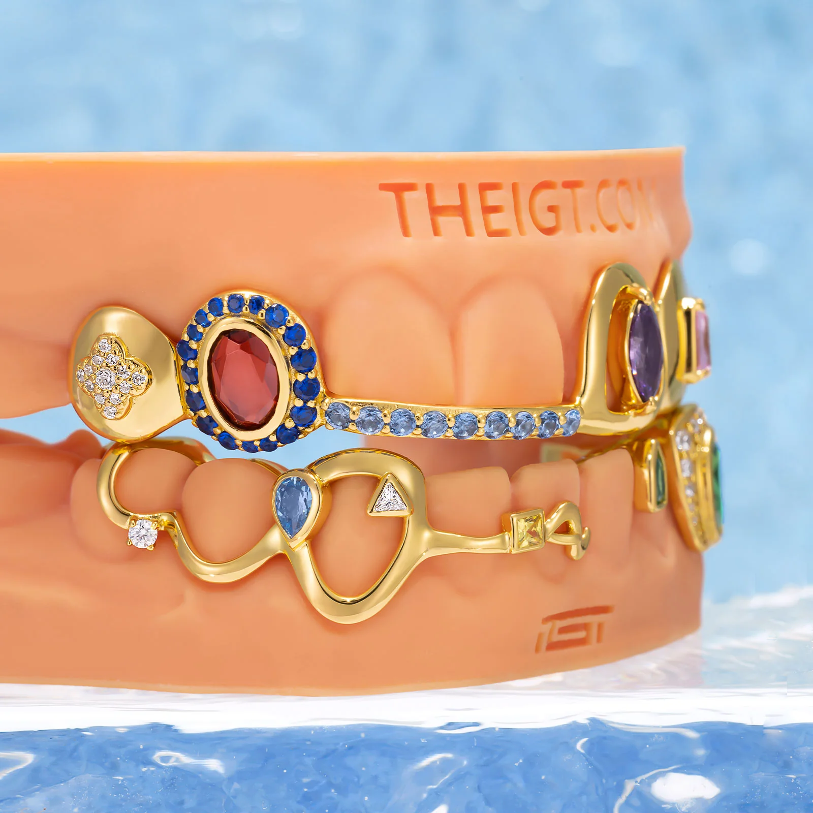 "Iced Bridge" Textured Custom Grillz - Image 4