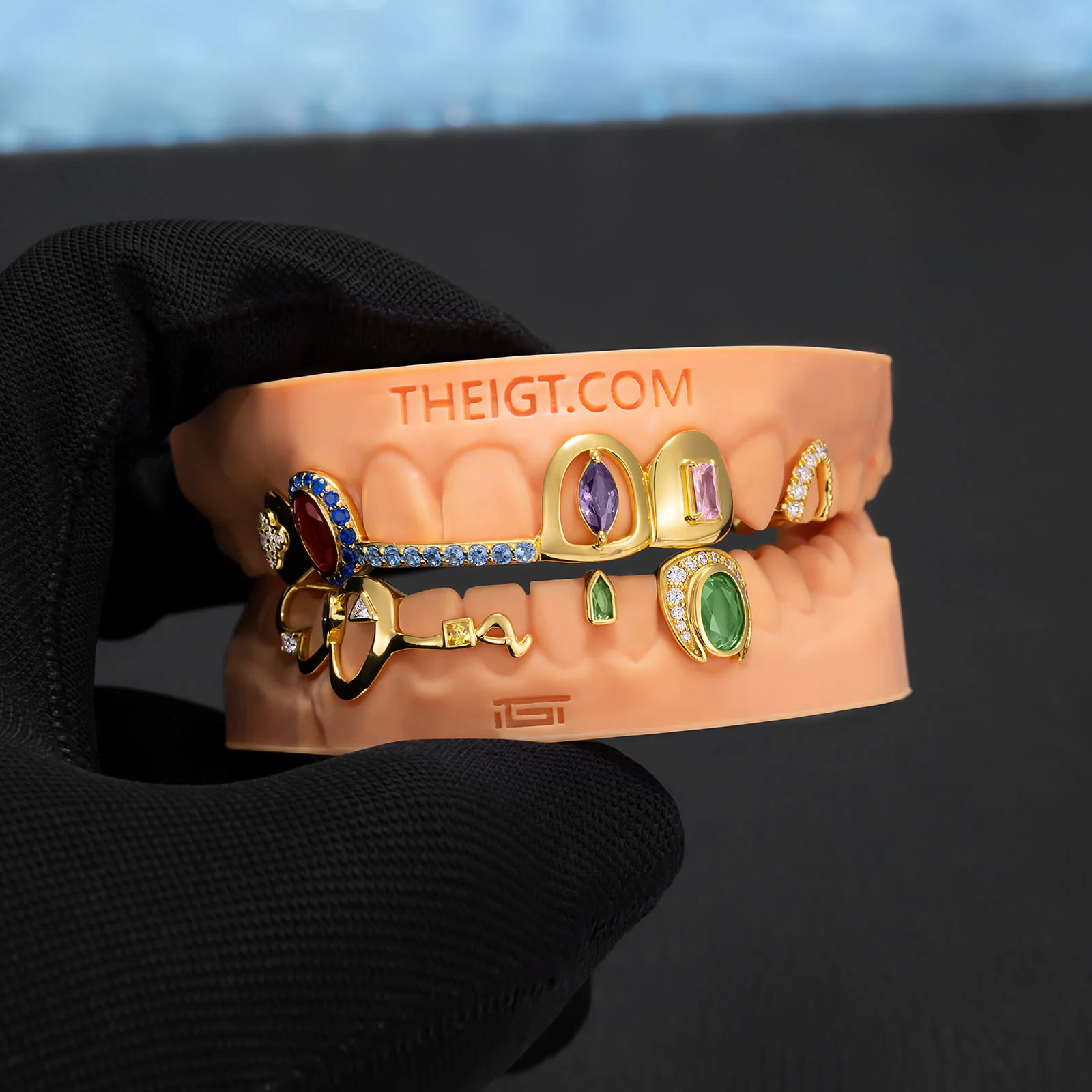 "Iced Bridge" Textured Custom Grillz - Image 6