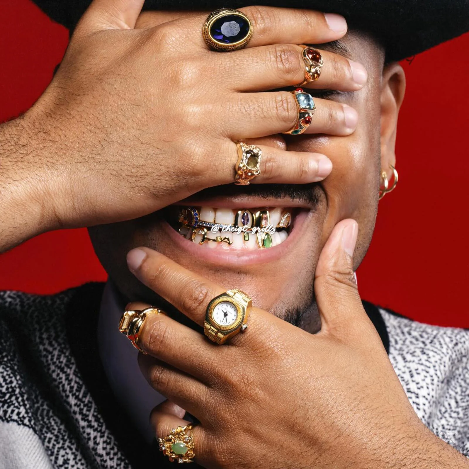 "Iced Bridge" Textured Custom Grillz - Image 7