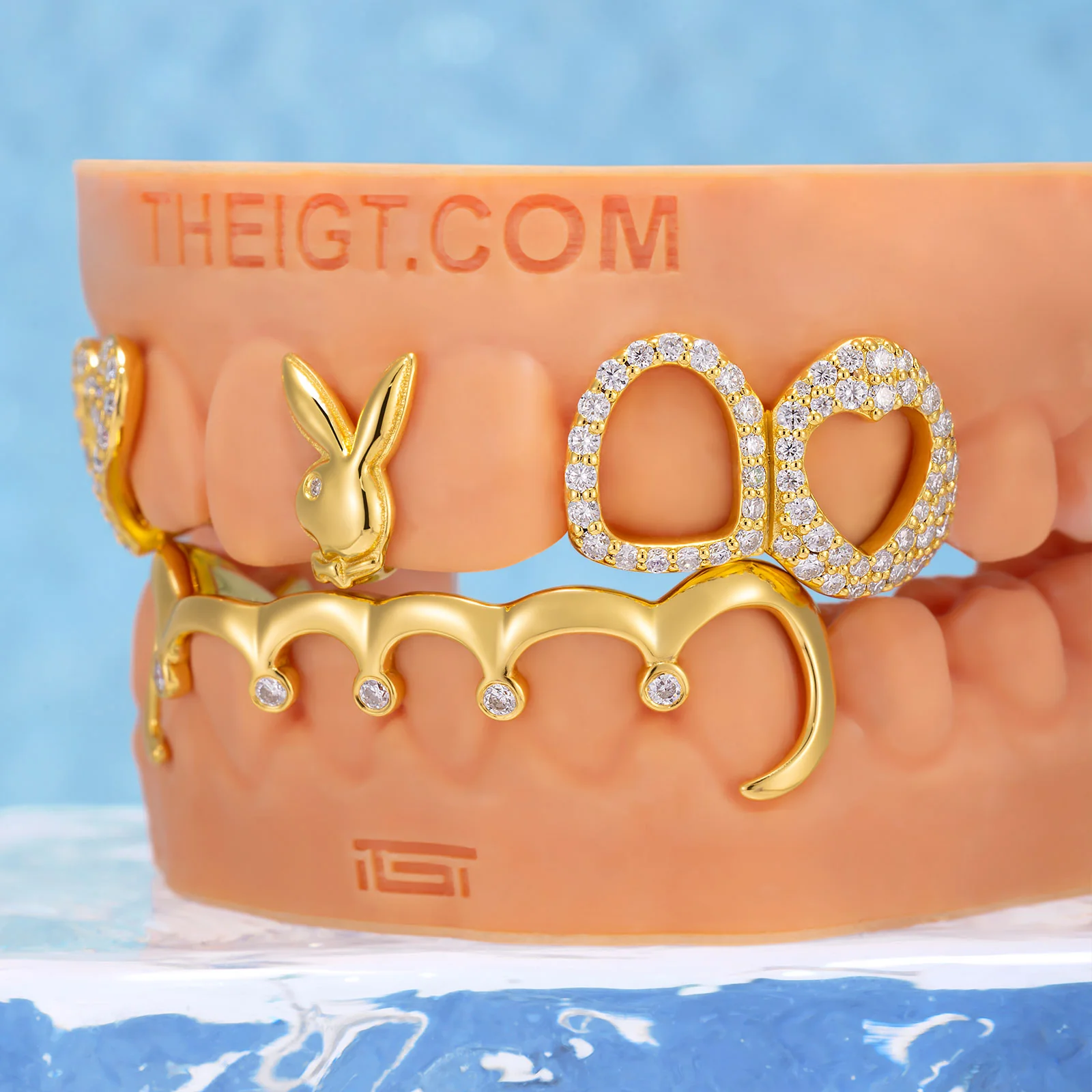 "Iced Bunny" Heart Grillz - Image 6