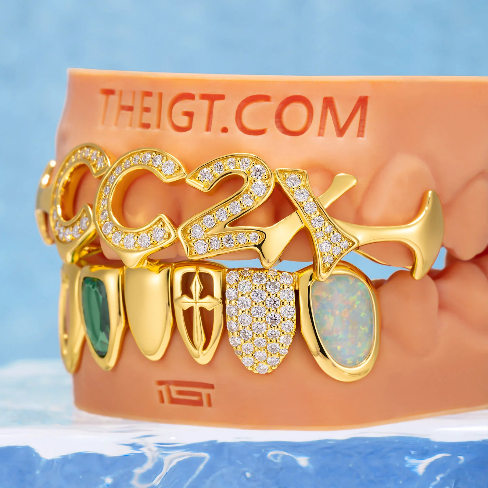 Iced Opal & Cross Custom Set - Image 2