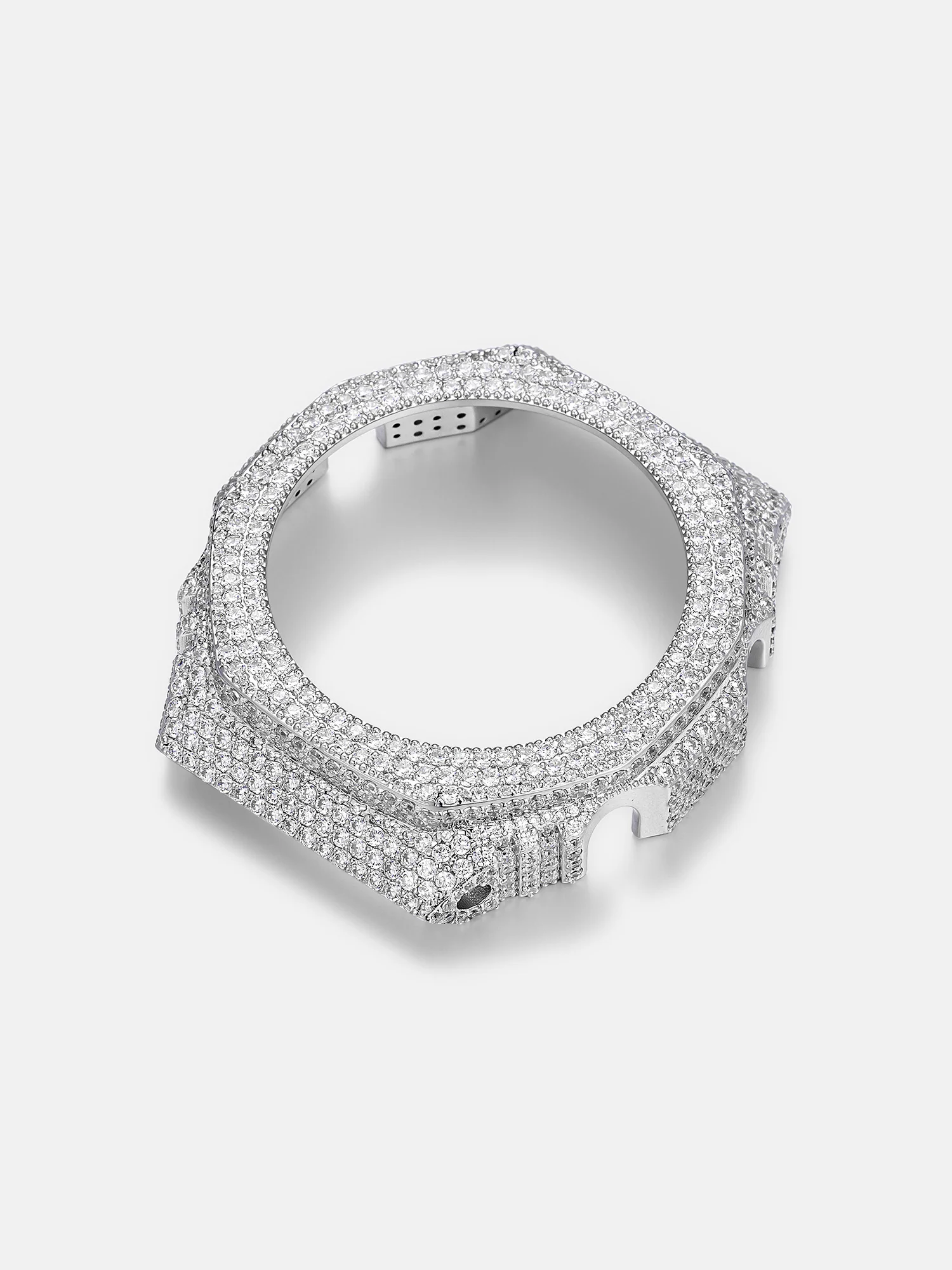 Iced Out Moissanite Bezel For GA-2100 Watch - Image 5